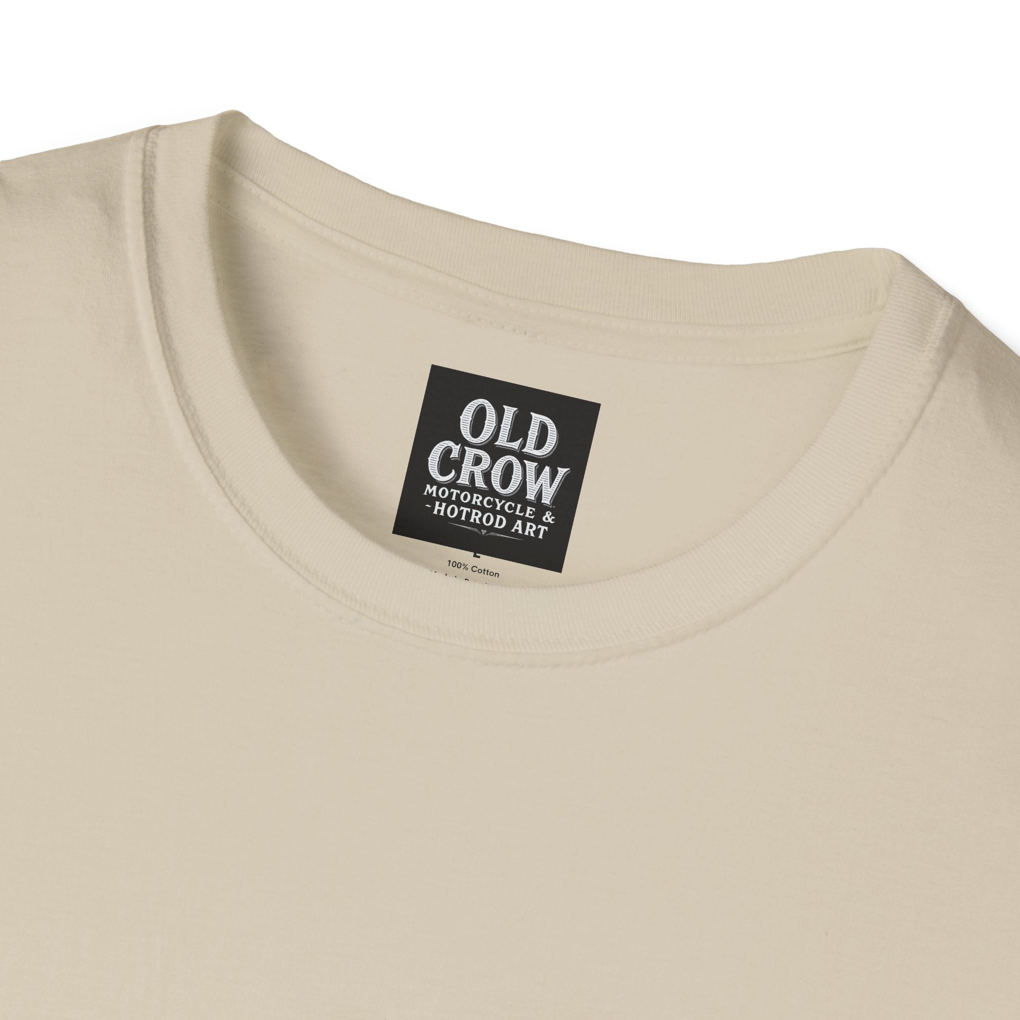 Retro Biker Life Old Crow Shop Sign T-Shirt