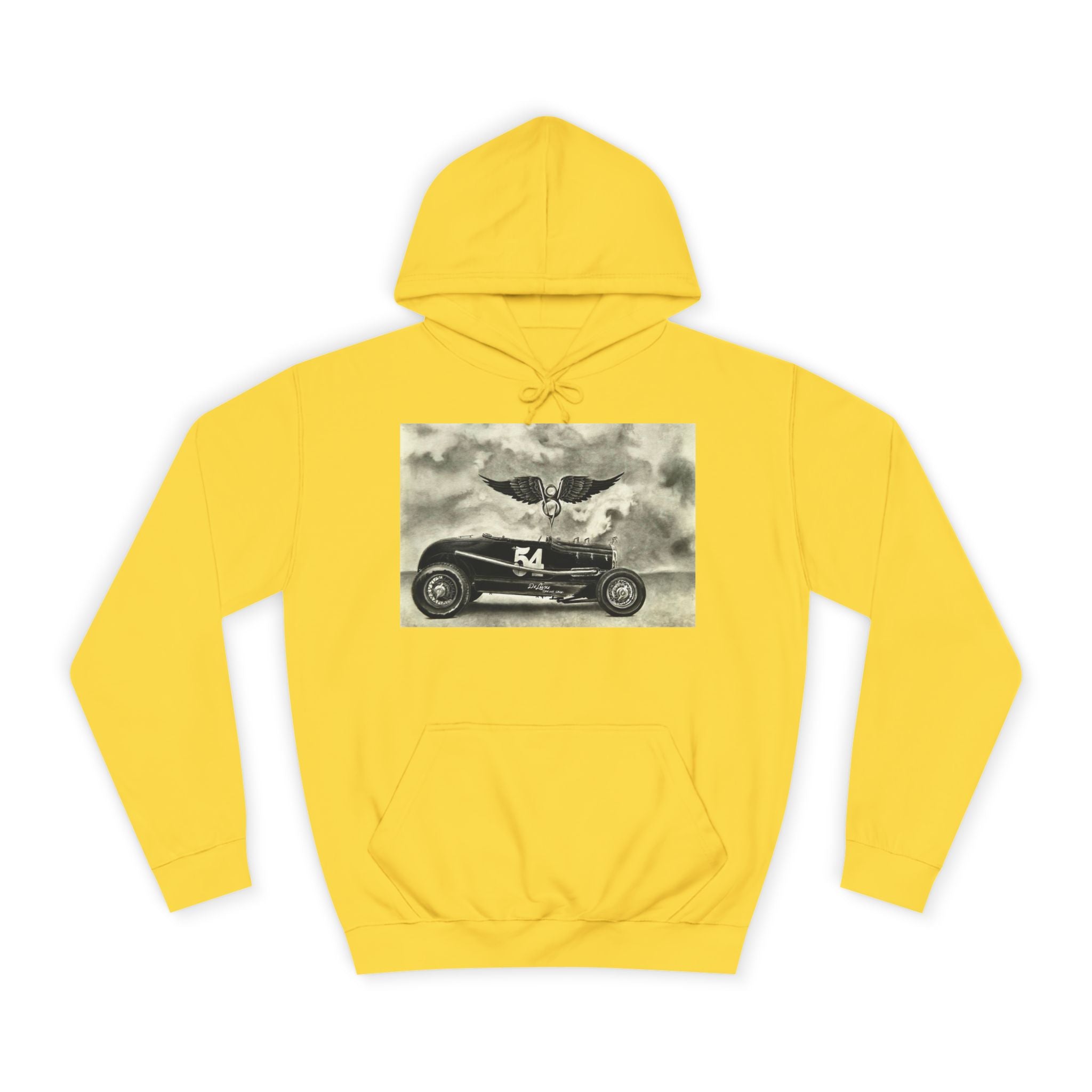 No. 54 Winged Hotrod Hoodie