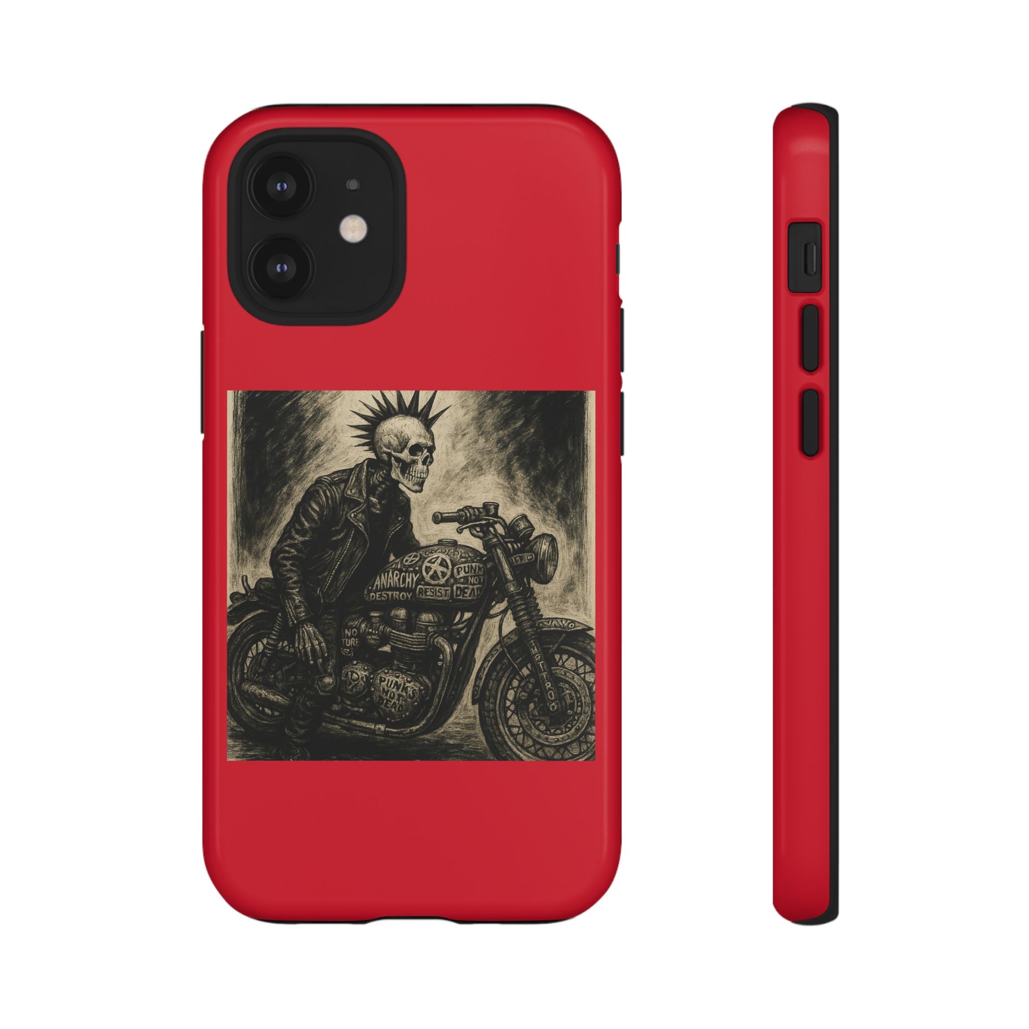 Gothic Punk Biker Skeleton Cases