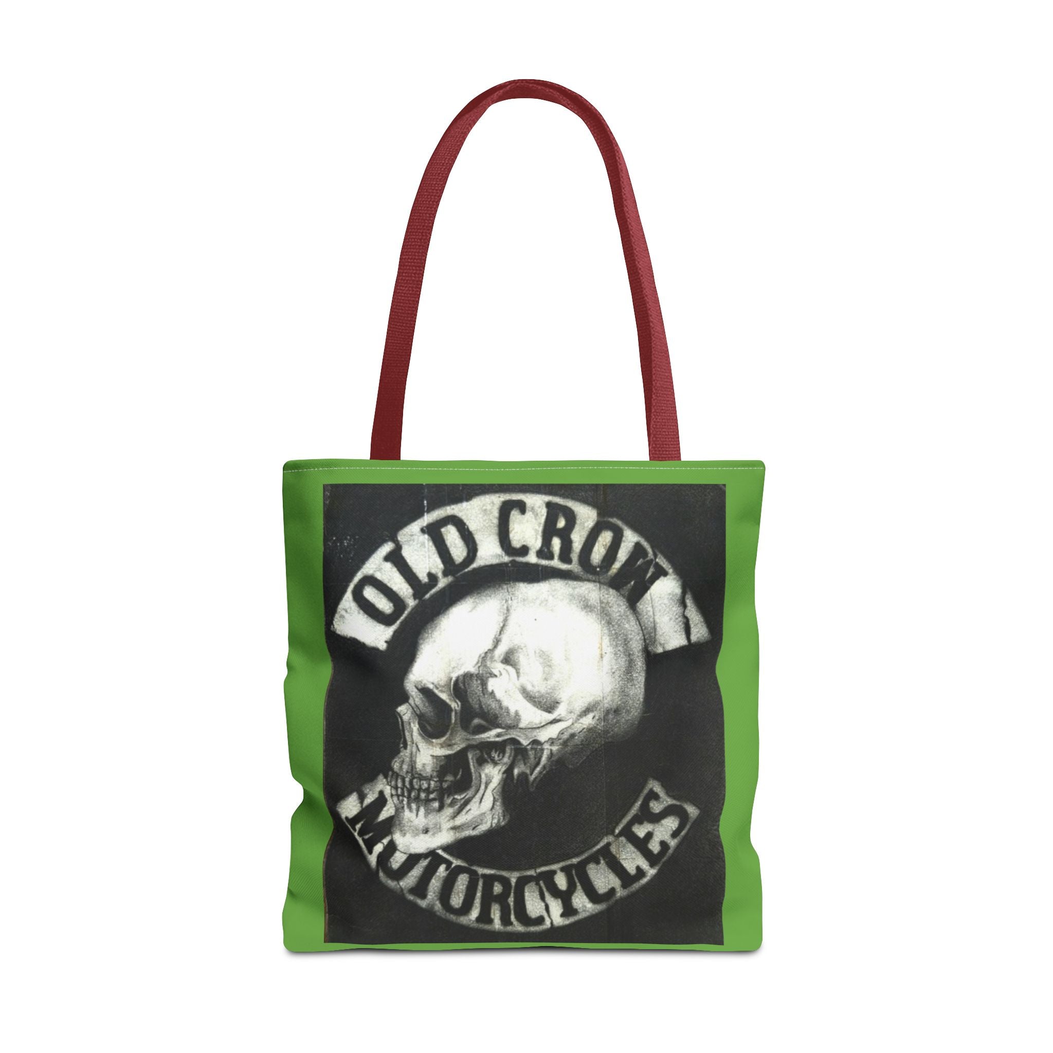 Old Crow Motorcycles Skull Emblem Tote Bag