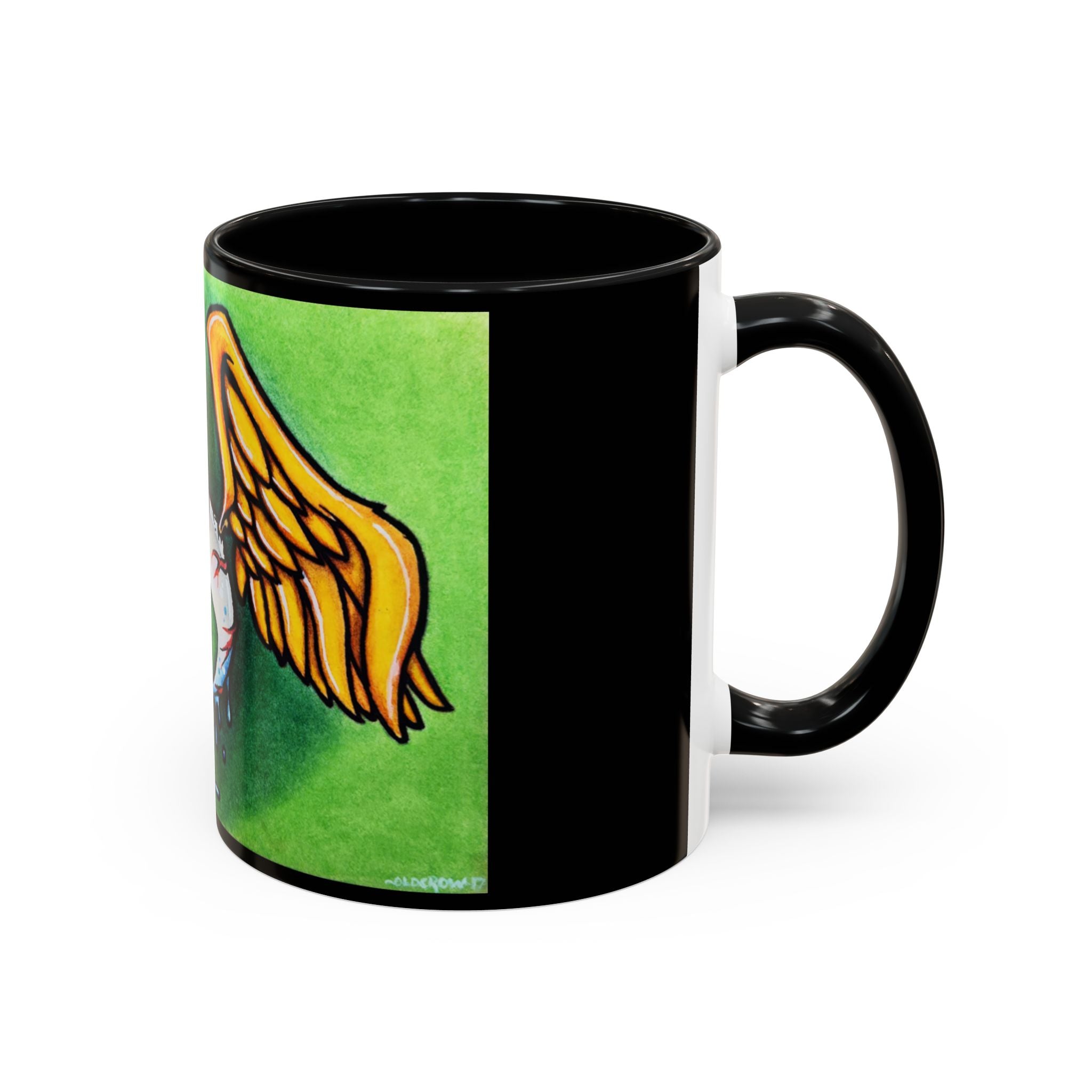 28 Whimsical Gothic Winged Eye Coffee Mug