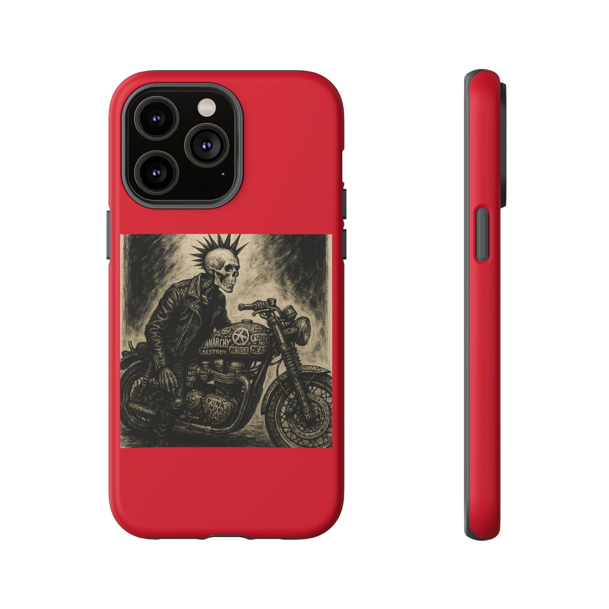 Gothic Punk Biker Skeleton Cases