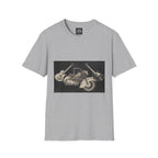 Motorcycle and Music Wall Art  T-Shirt, Indian Roadmaster, Classic Guitars
