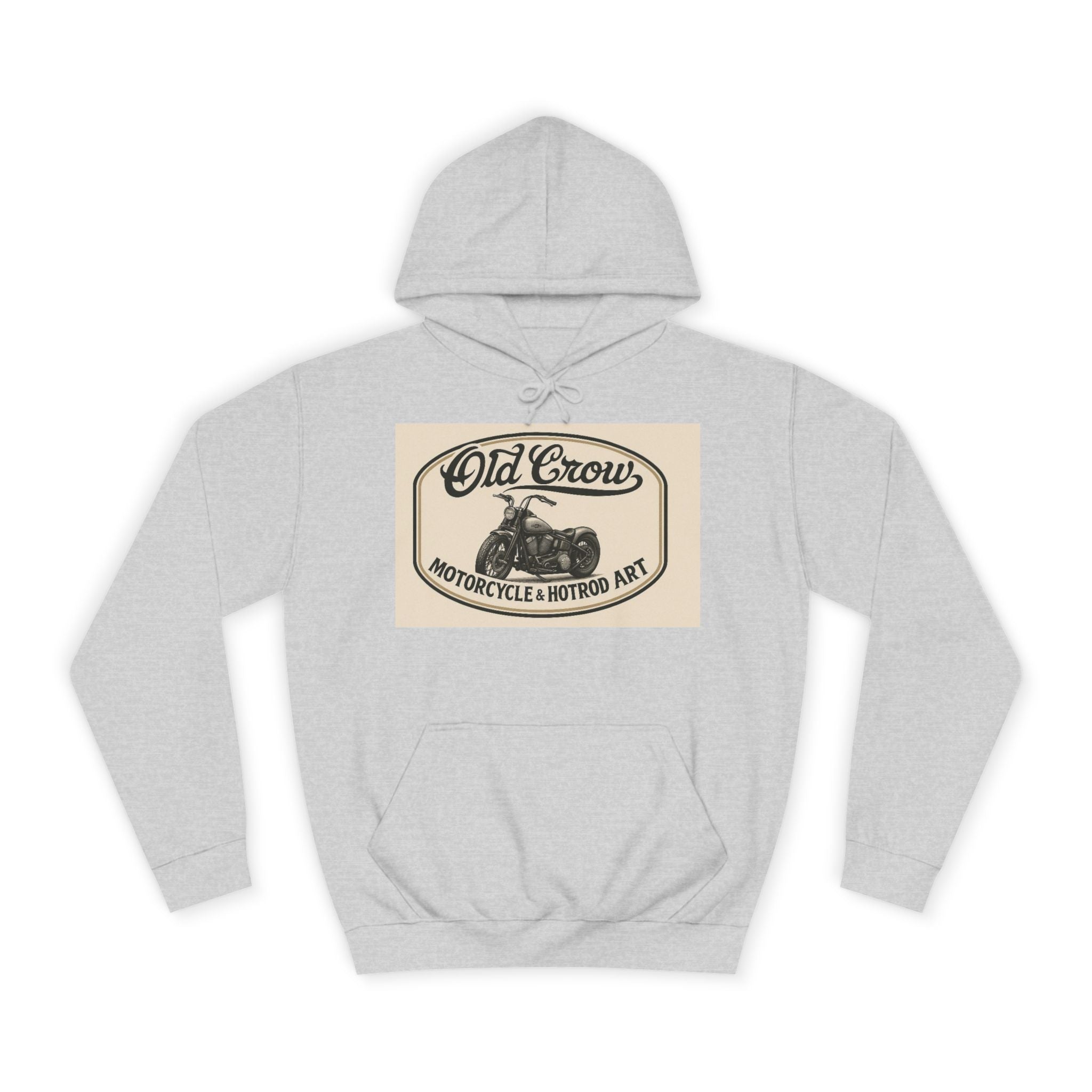 Old Crow Motorcycle & Hotrod College Hoodie