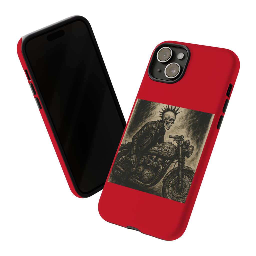 Gothic Punk Biker Skeleton Cases