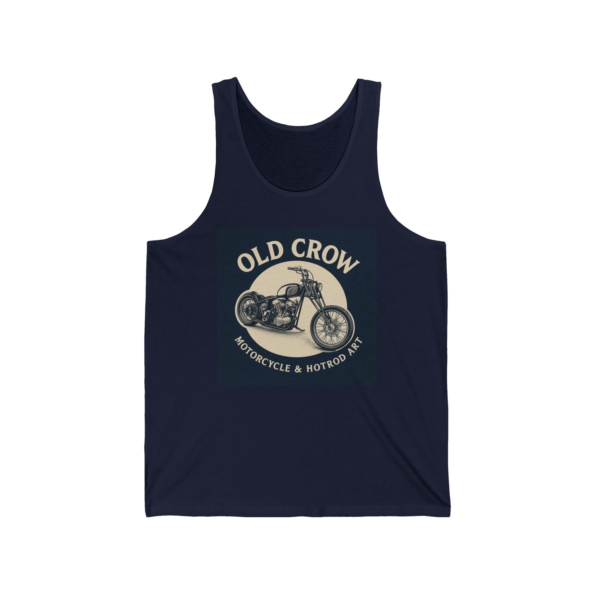 Old Crow Chopper Art Jersey Tank