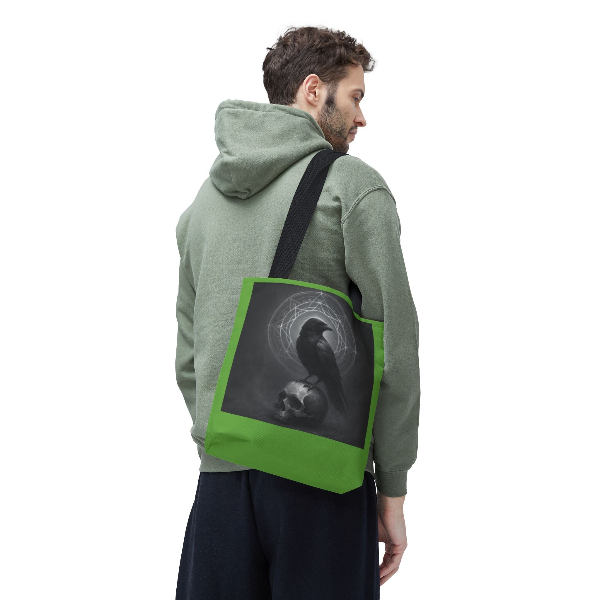 Black Raven & Skull Magic  Tote Bag