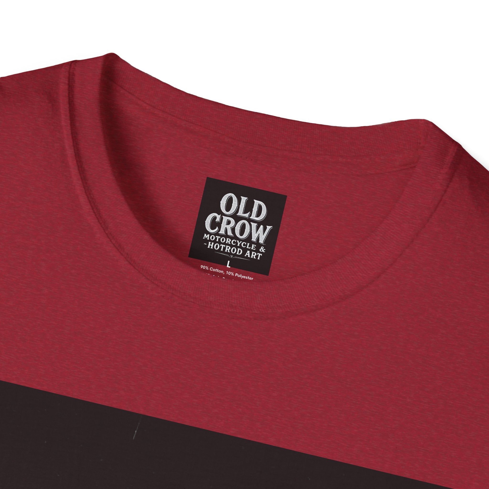Old Crow Motorcycle & Hotrod Art  T-Shirt