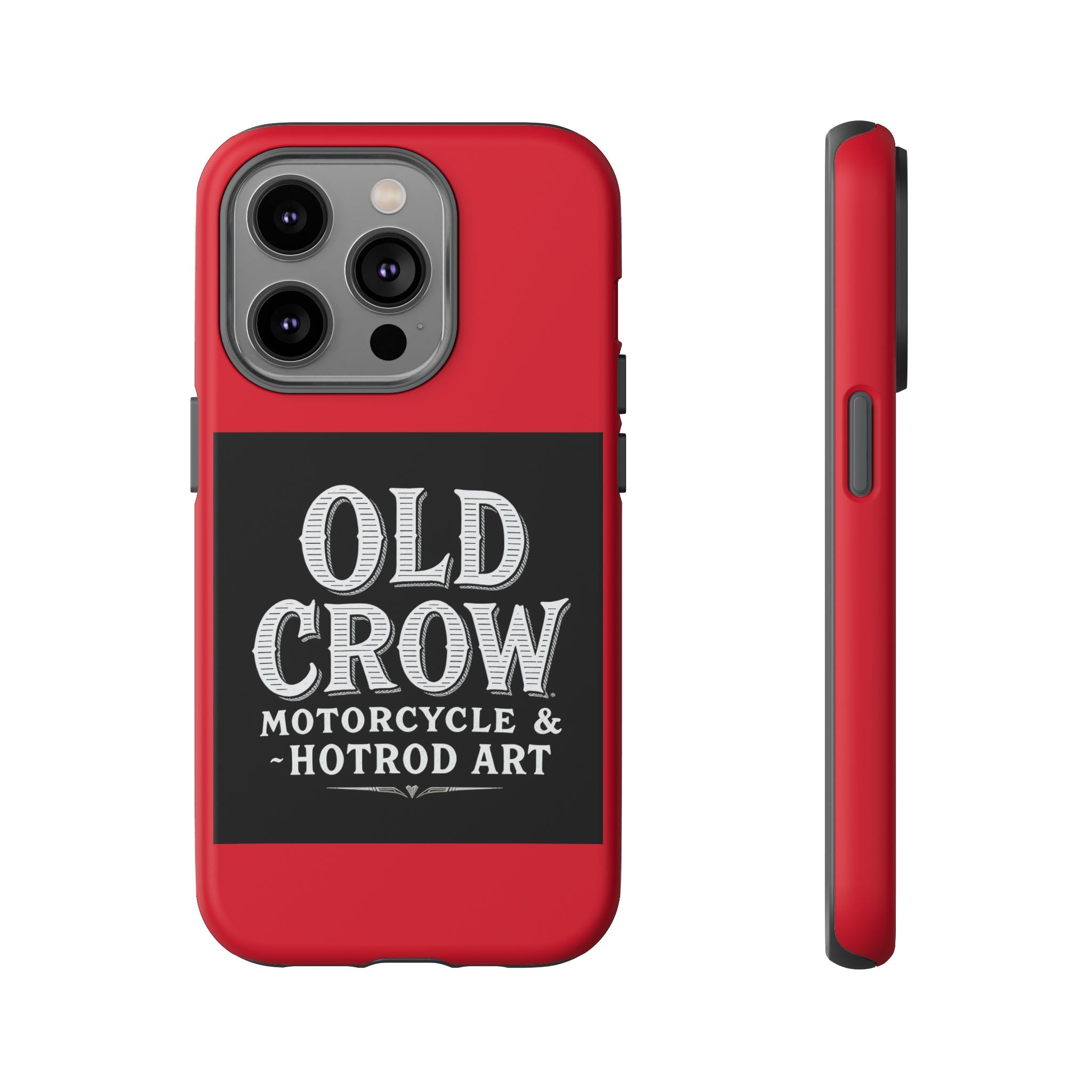 Classic Old Crow Garage Typography Cases