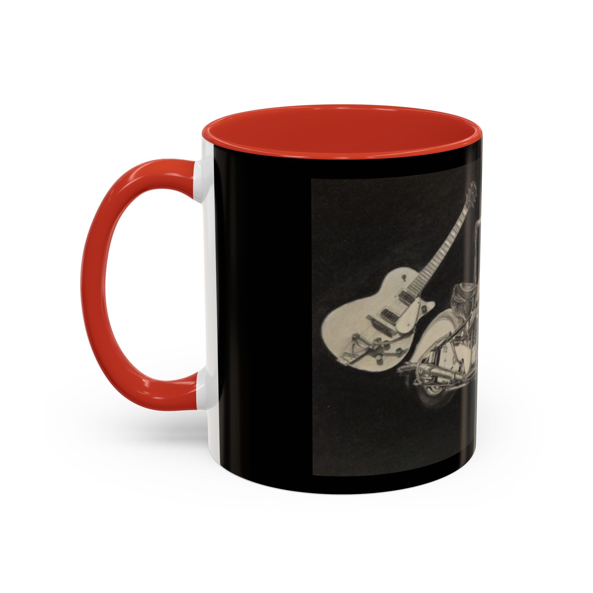 15 Vintage Motorcycle & Guitar Coffee Mug