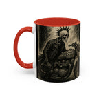 24 Punk Skull  Anarchy Motorcycle Design Mug