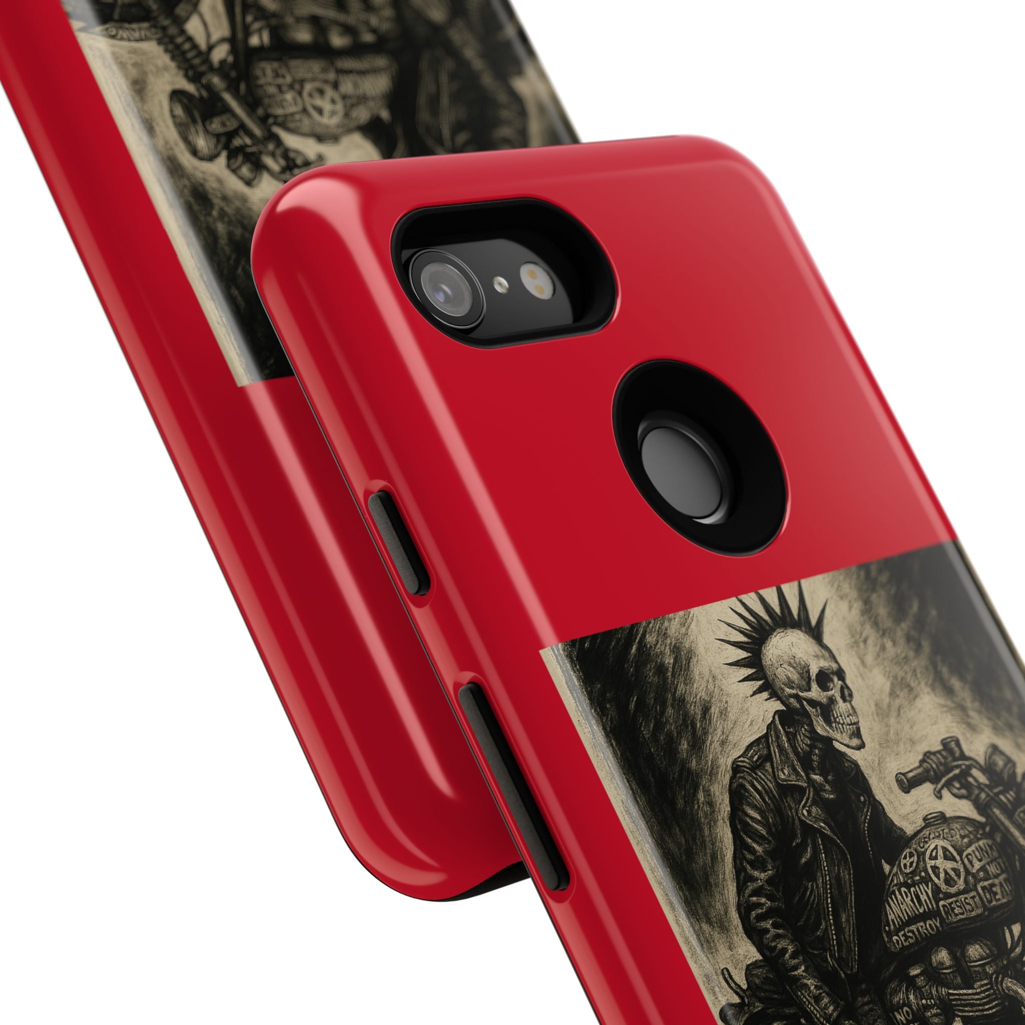 Gothic Punk Biker Skeleton Cases