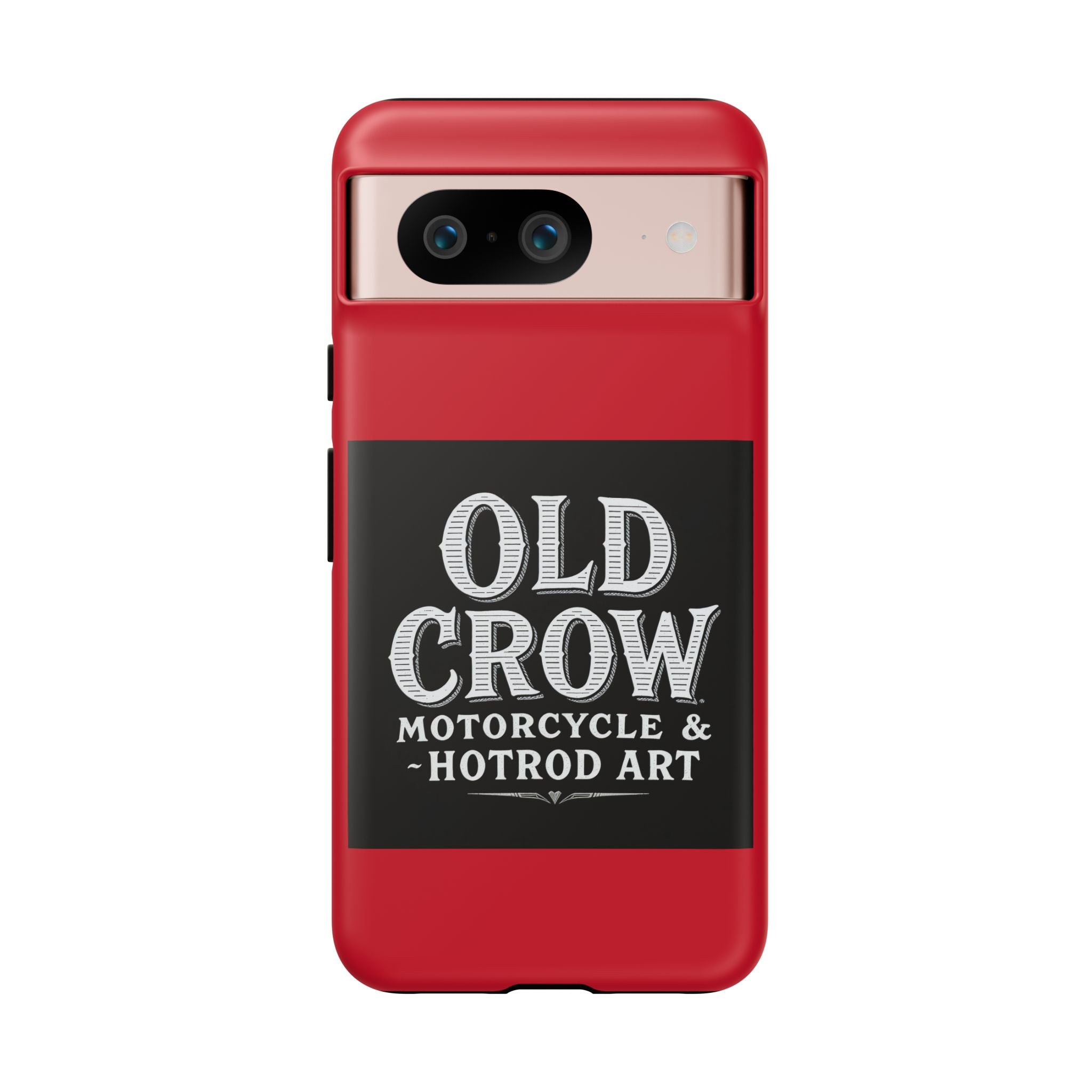 Classic Old Crow Garage Typography Cases