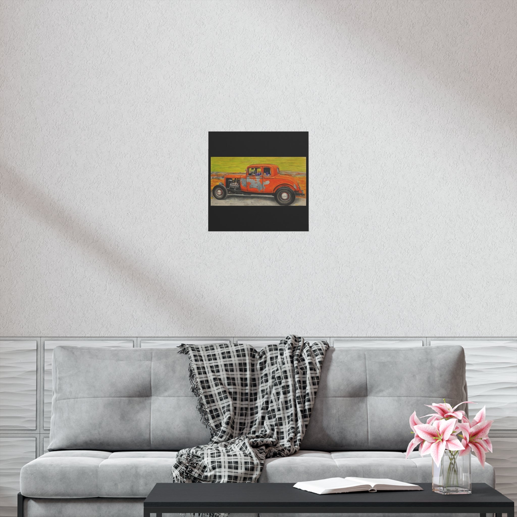 Old Crow Rust Runner Car Art Poster