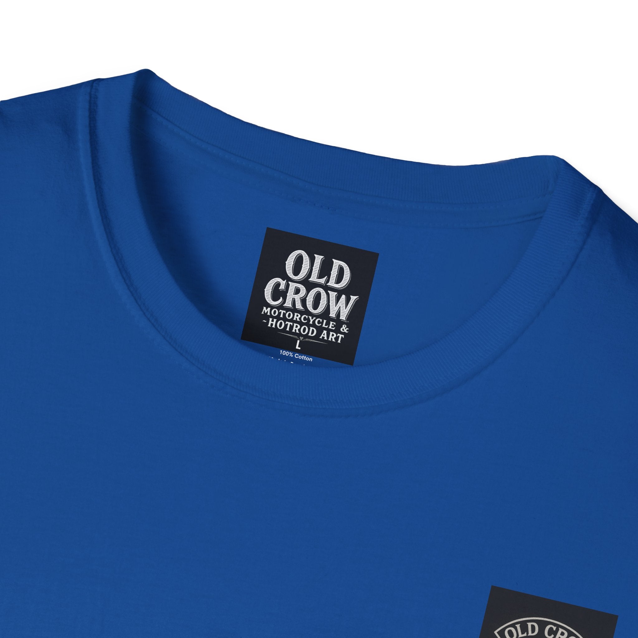 Biker  Emblem T-Shirt, Old Crow Motorcycles