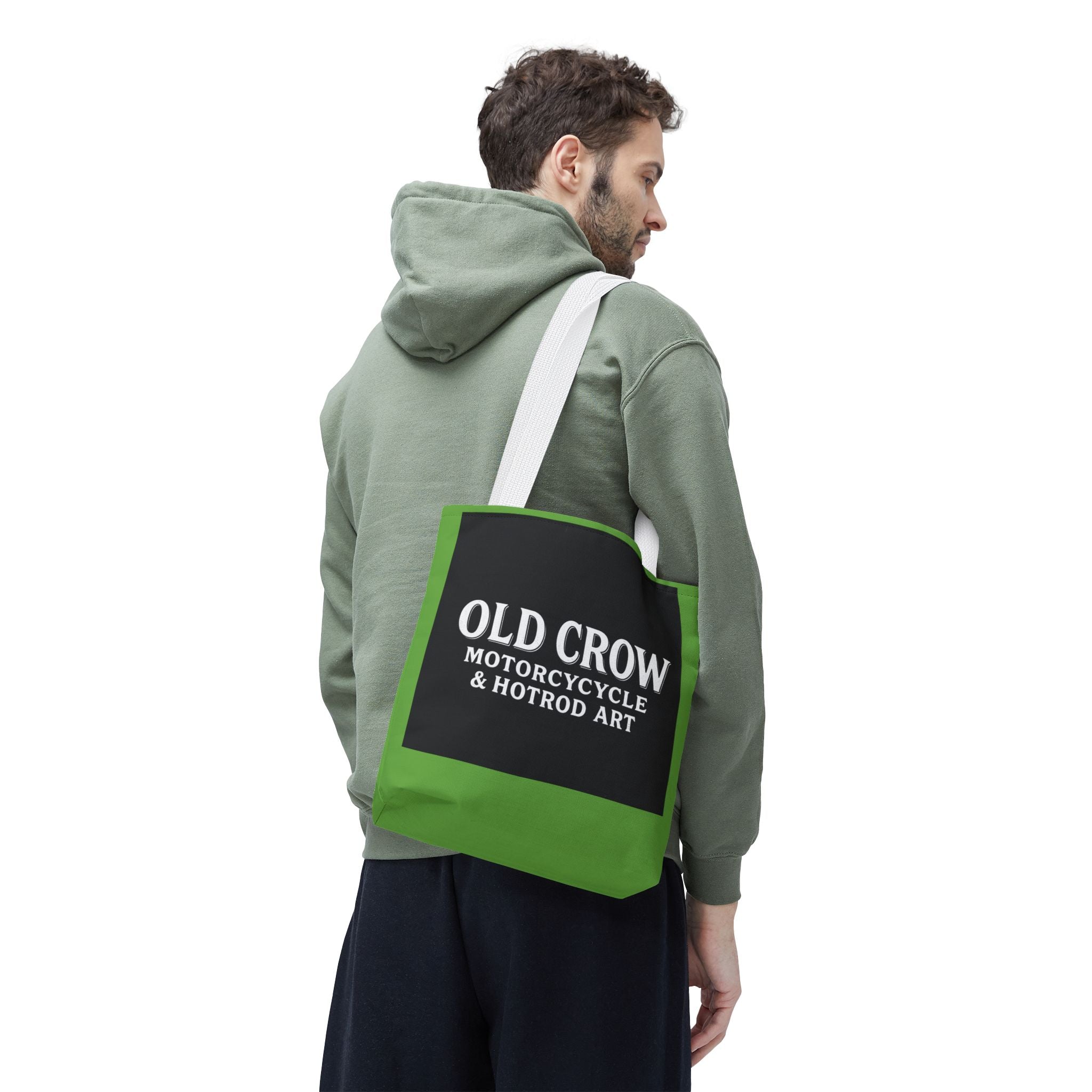 Old Crow Motorcycle & Hotrod Tote Bag
