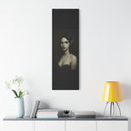 Gothic Art Canvas Print, Demon Aesthetic Home Decor, Dark Fantasy Wall Art, Witchy Room Decoration, Unique Gift for Halloween, Edgy Art
