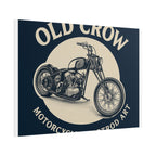 Old Crow Rolled Poster, Retro Wall Decor