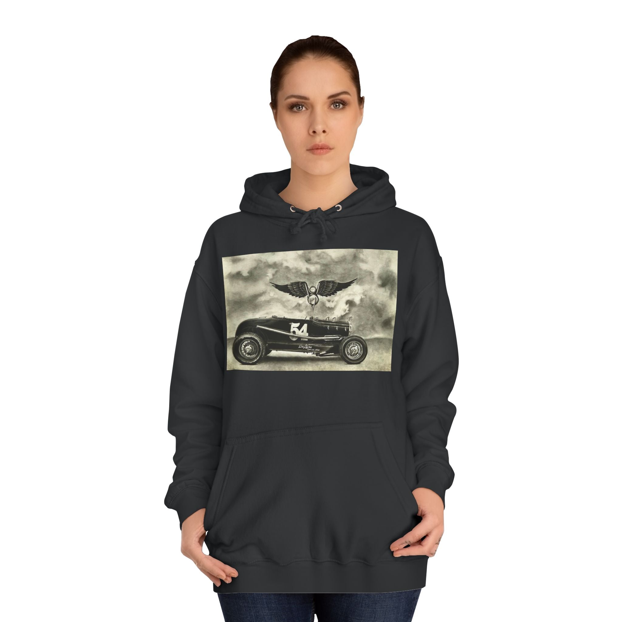 No. 54 Winged Hotrod Hoodie