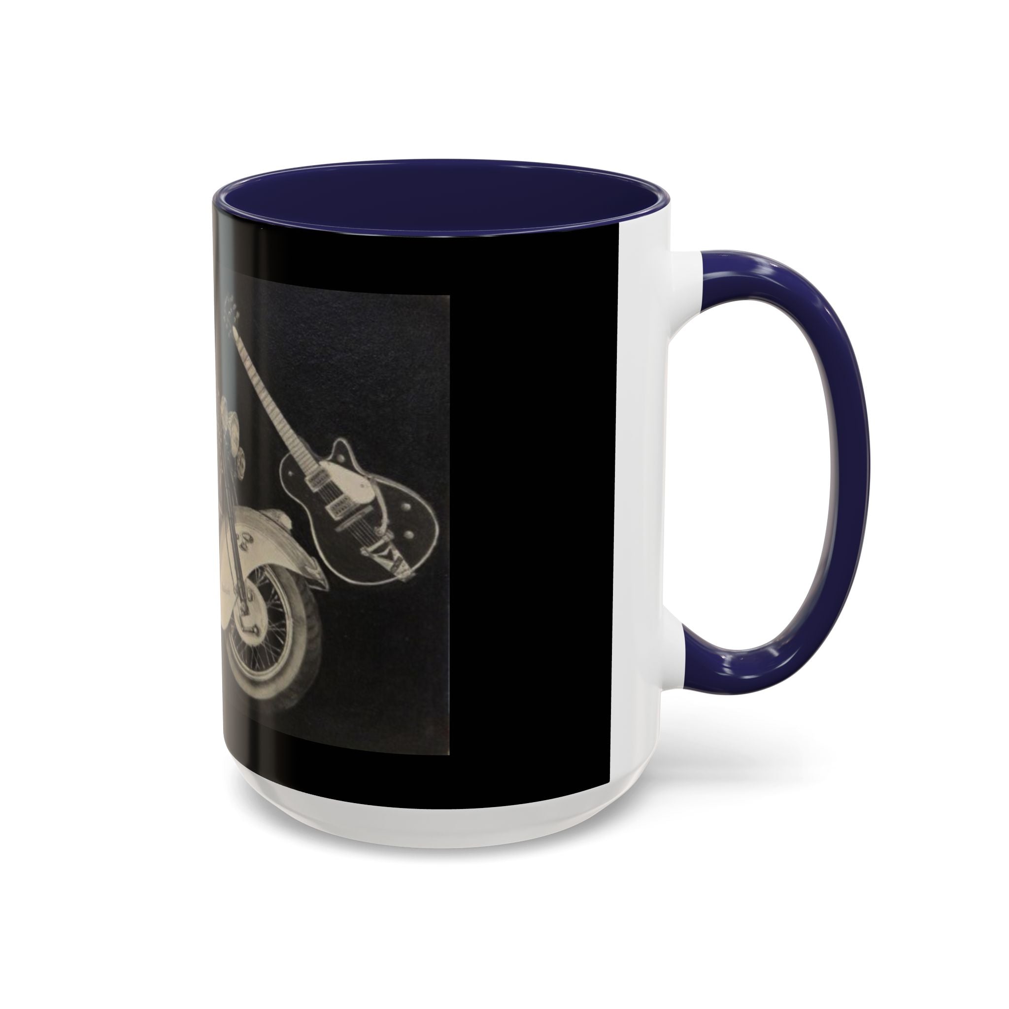 15 Vintage Motorcycle & Guitar Coffee Mug