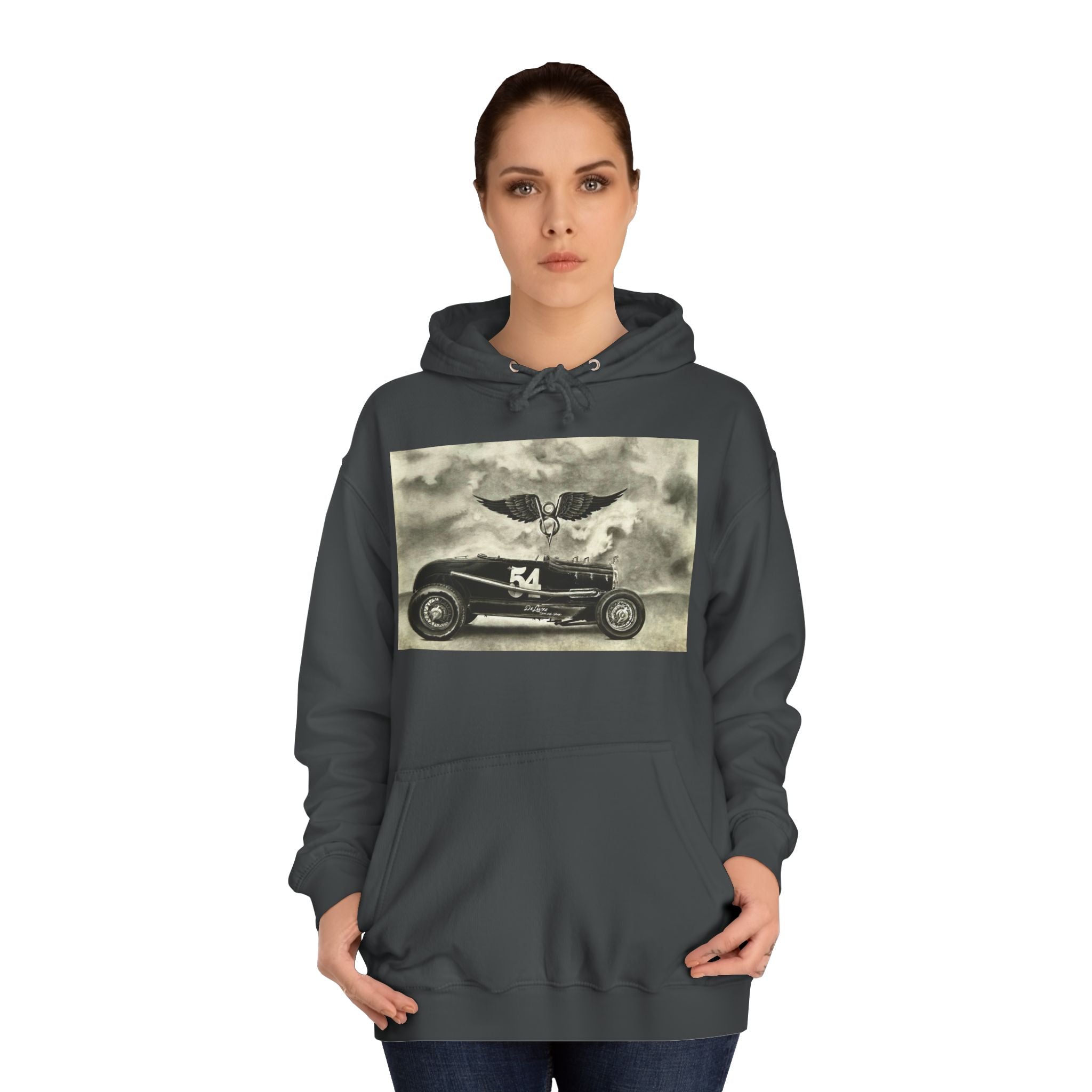 No. 54 Winged Hotrod Hoodie