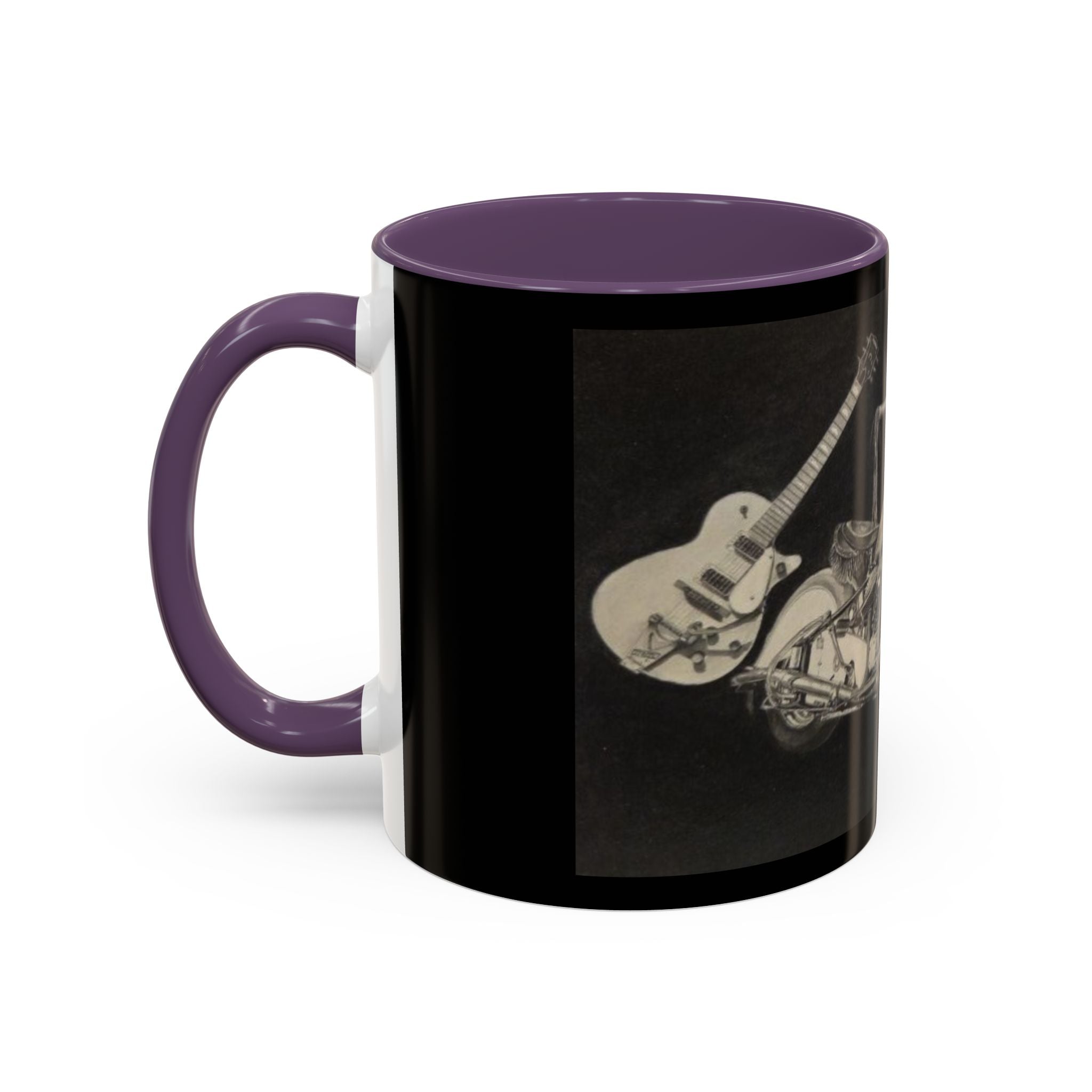 15 Vintage Motorcycle & Guitar Coffee Mug