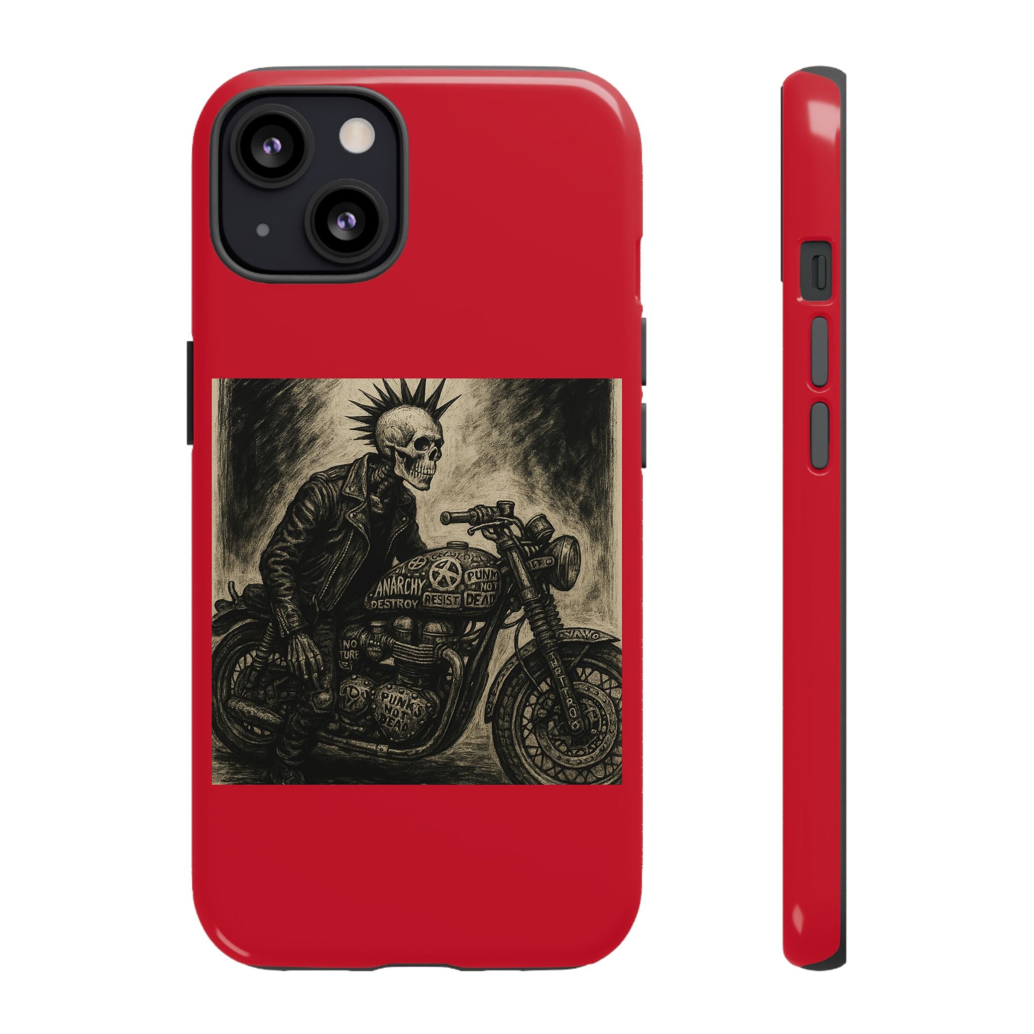 Gothic Punk Biker Skeleton Cases