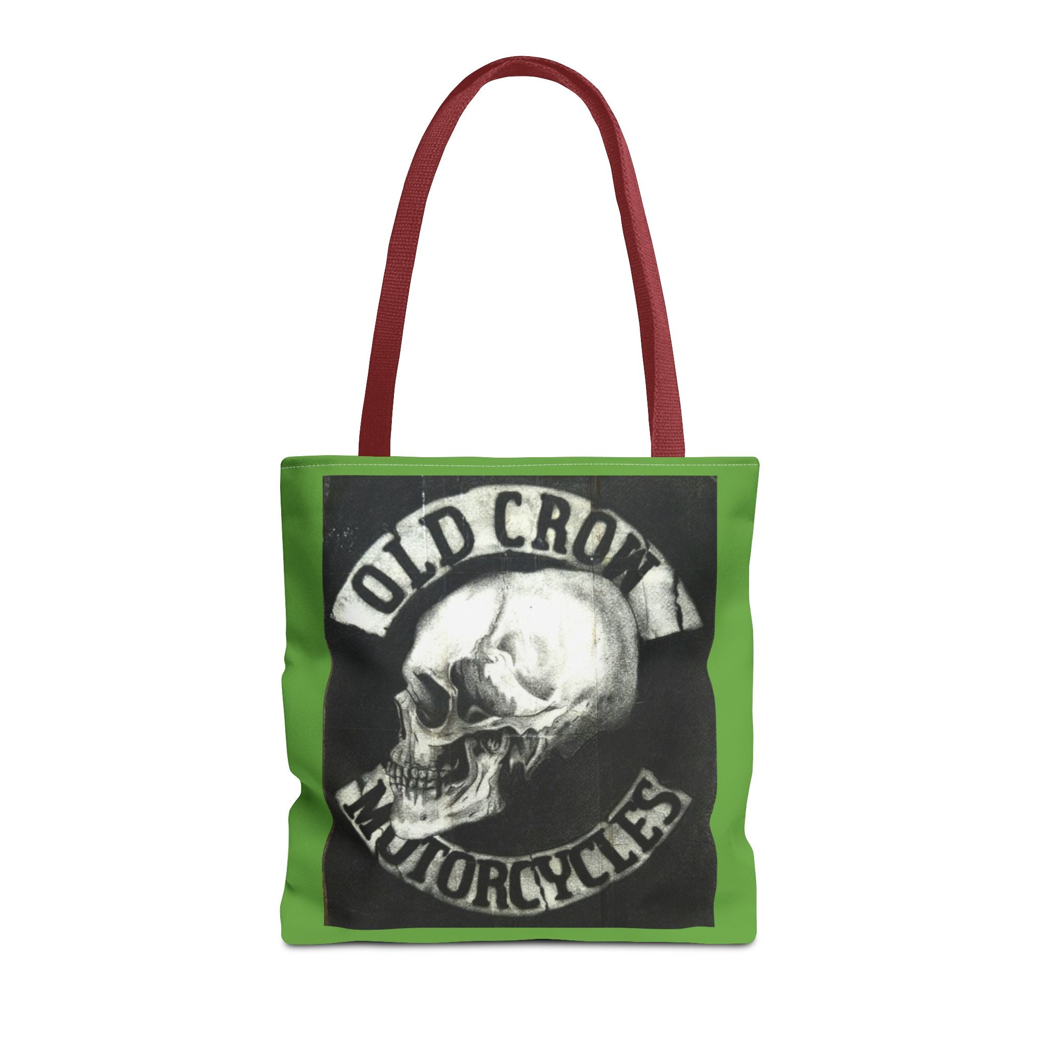 Old Crow Motorcycles Skull Emblem Tote Bag