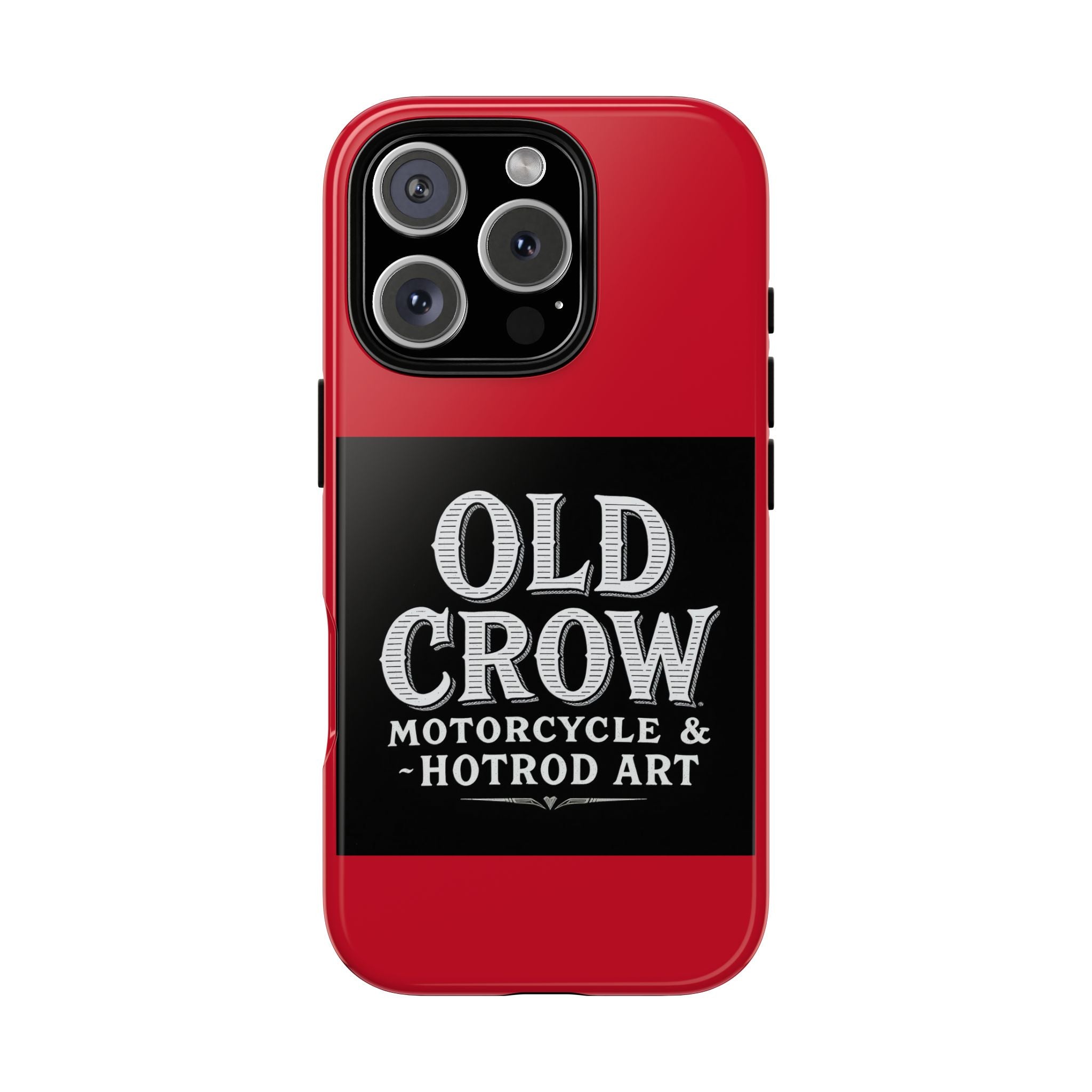 Classic Old Crow Garage Typography Cases
