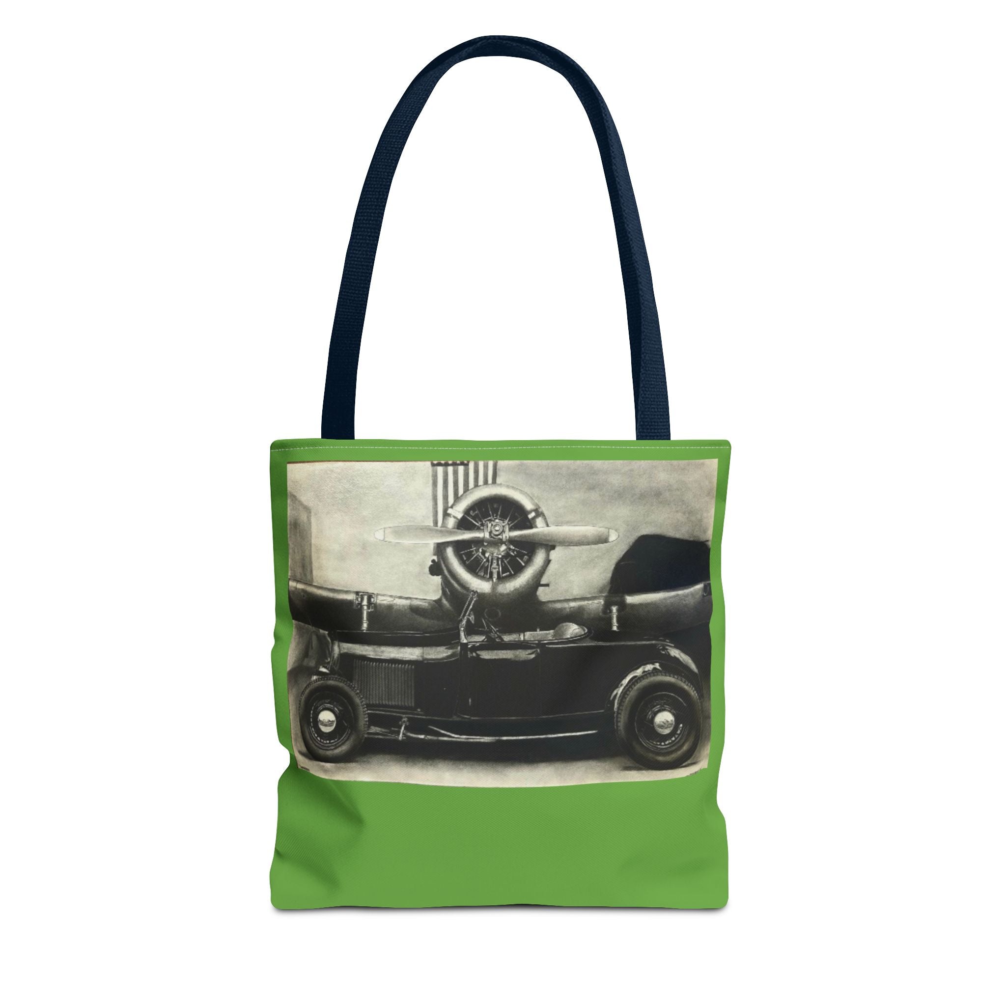 Wings Over Wheels Tote Bag