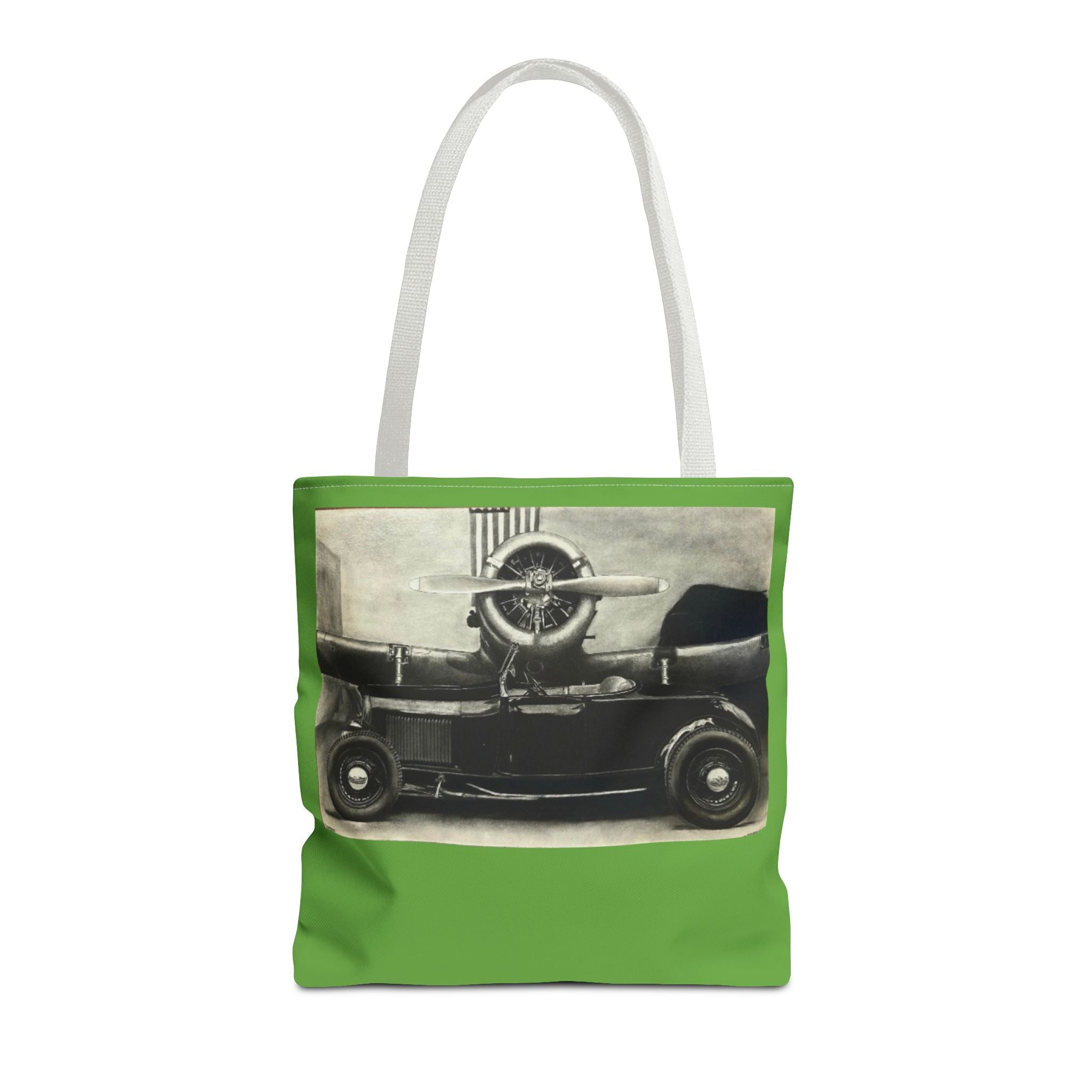 Wings Over Wheels Tote Bag