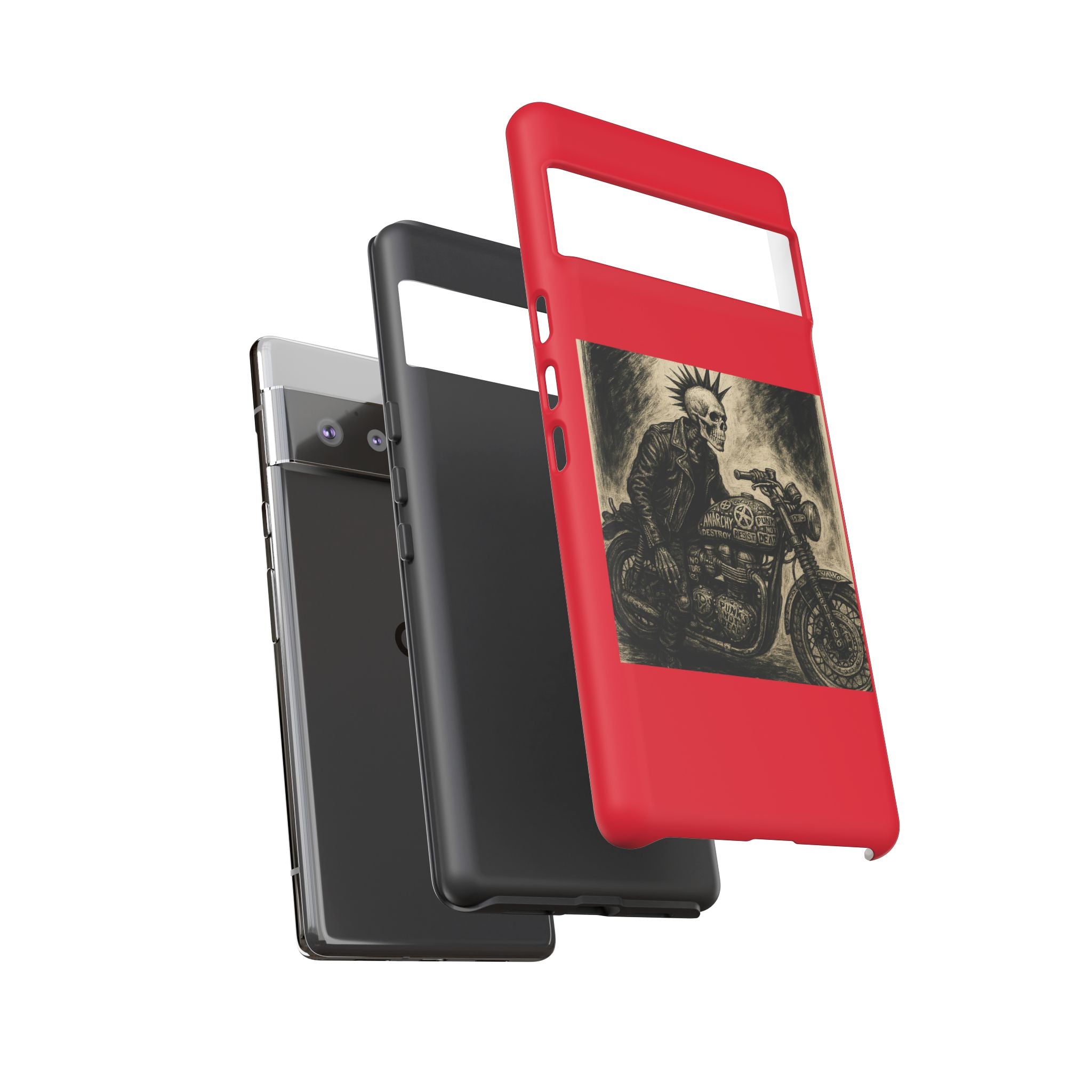 Gothic Punk Biker Skeleton Cases