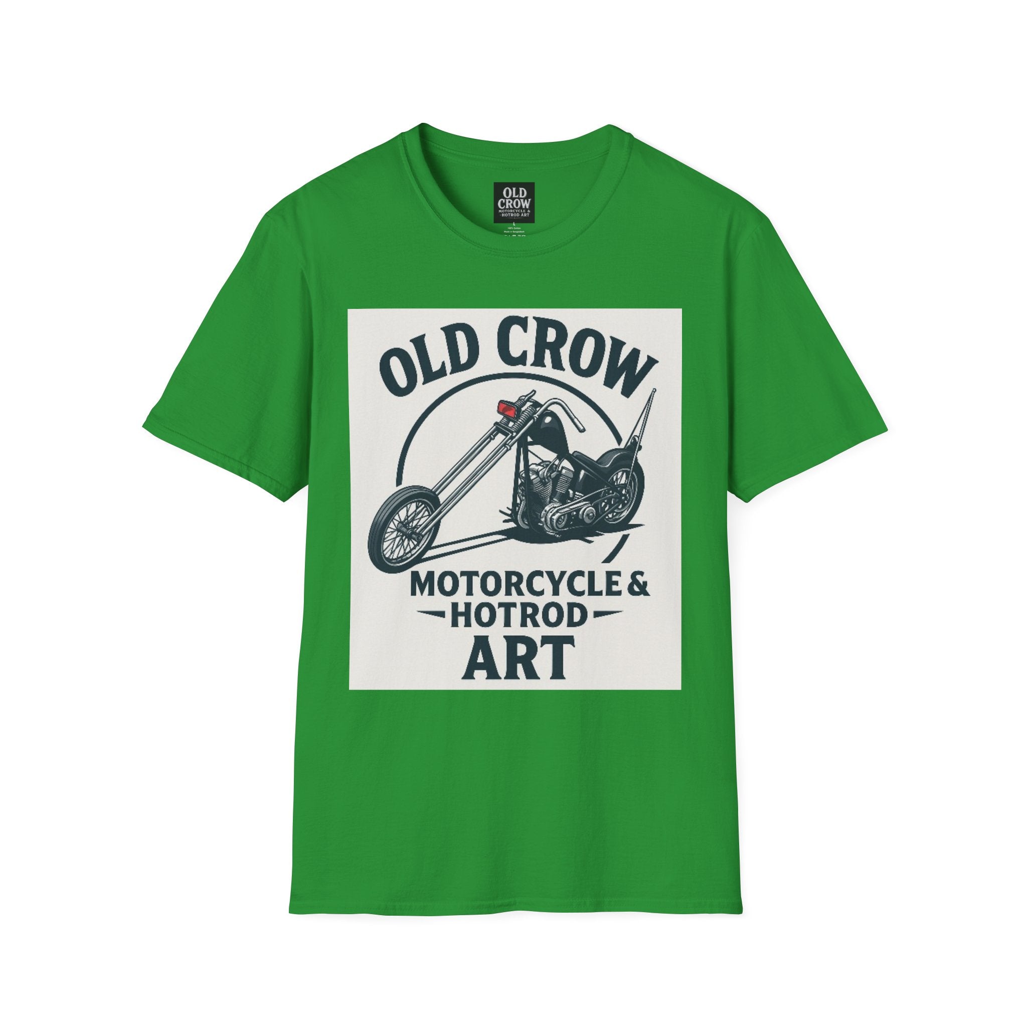 Old Crow Long Fork Chopper Sticker T-Shirt