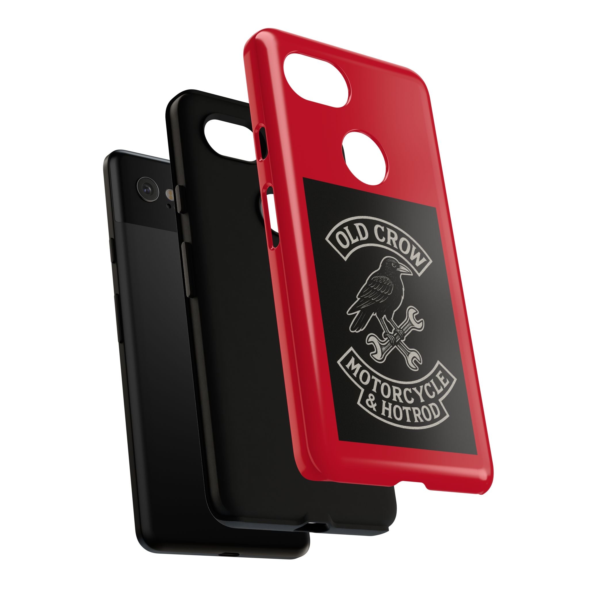 Old Crow Garage Retro Hotrod Rider Cases