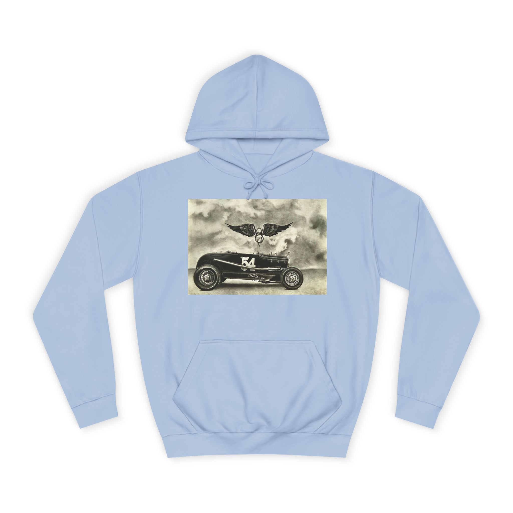 No. 54 Winged Hotrod Hoodie