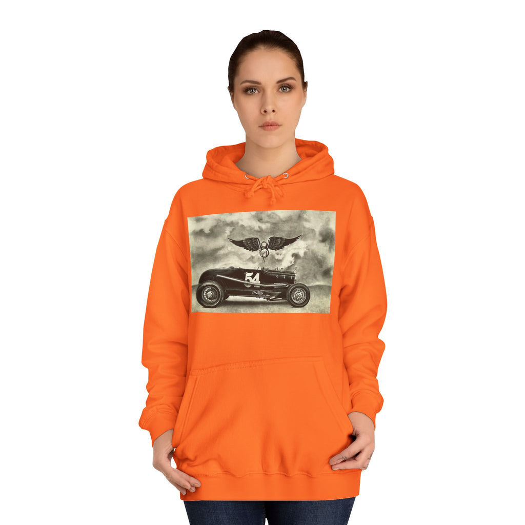 No. 54 Winged Hotrod Hoodie