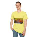 Vintage Hotrod in Motion Softstyle T-Shirt, " Book'n"