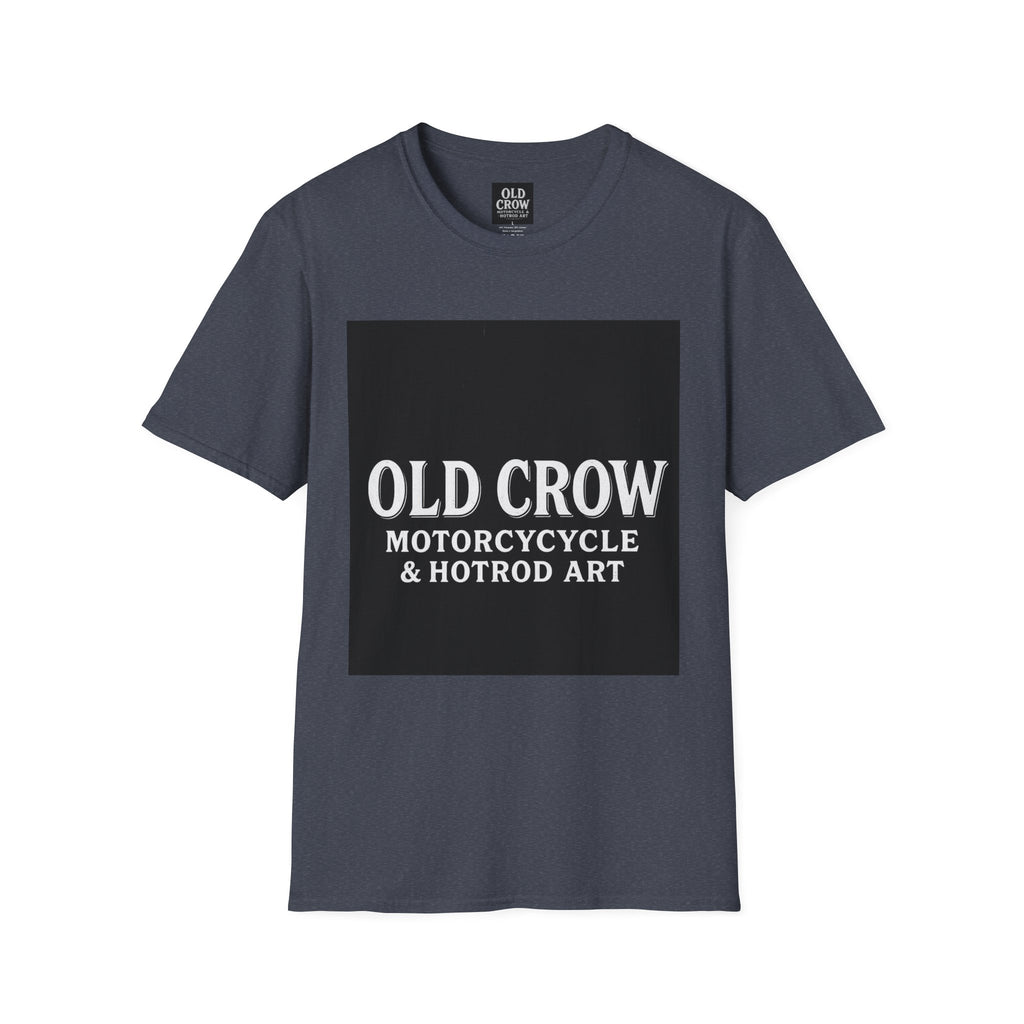 Old Crow Motorcycle & Hotrod Art  T-Shirt