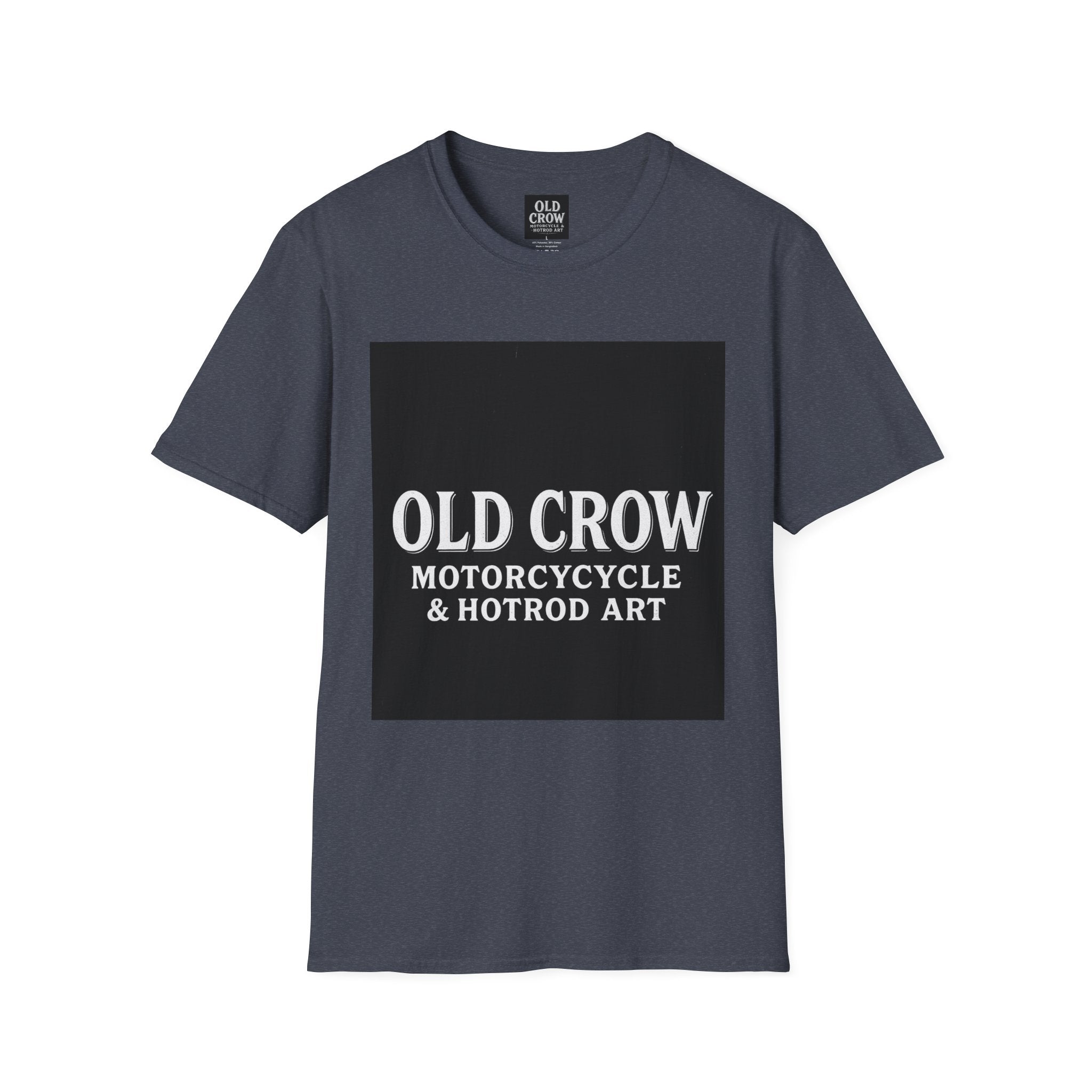 Old Crow Motorcycle & Hotrod Art  T-Shirt