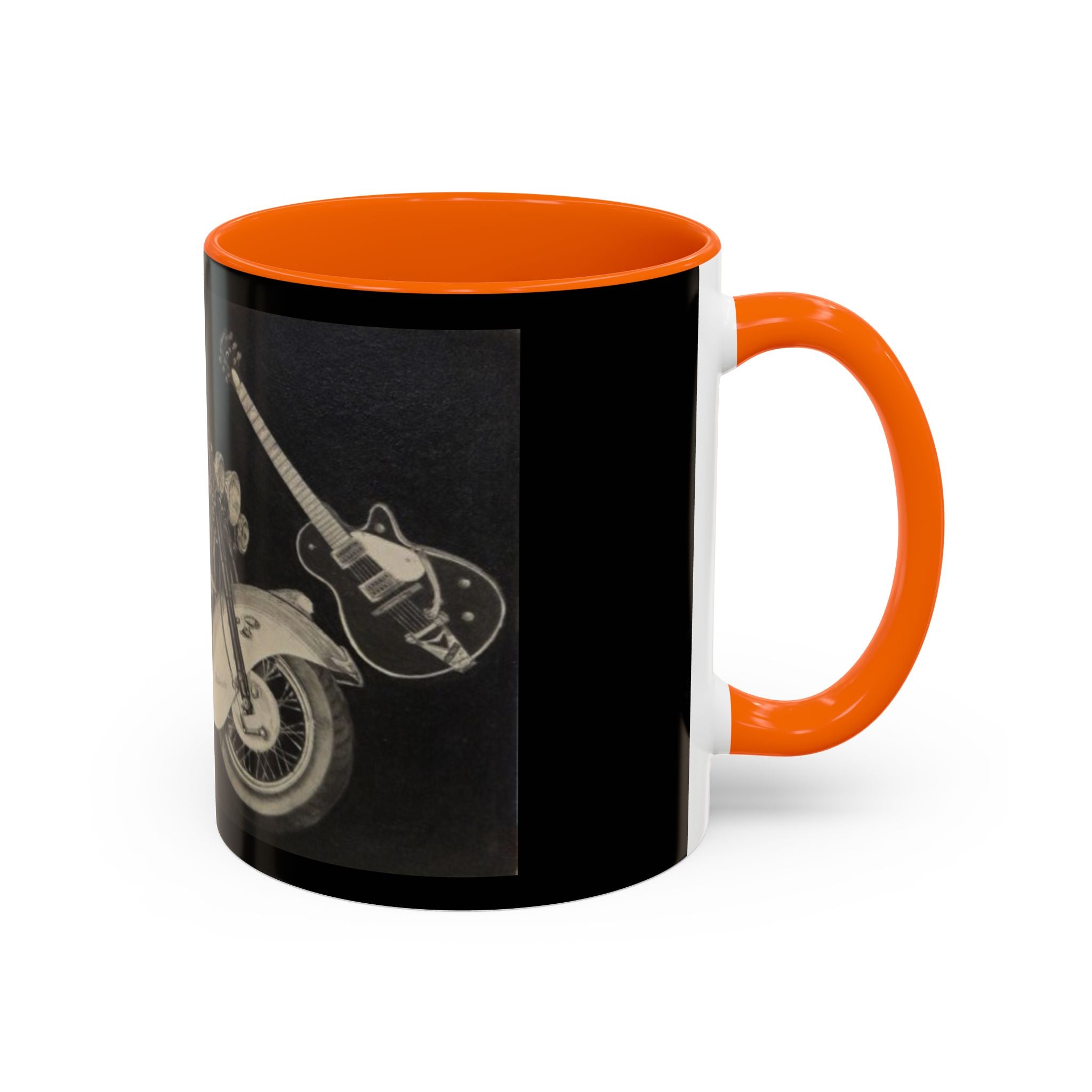 15 Vintage Motorcycle & Guitar Coffee Mug
