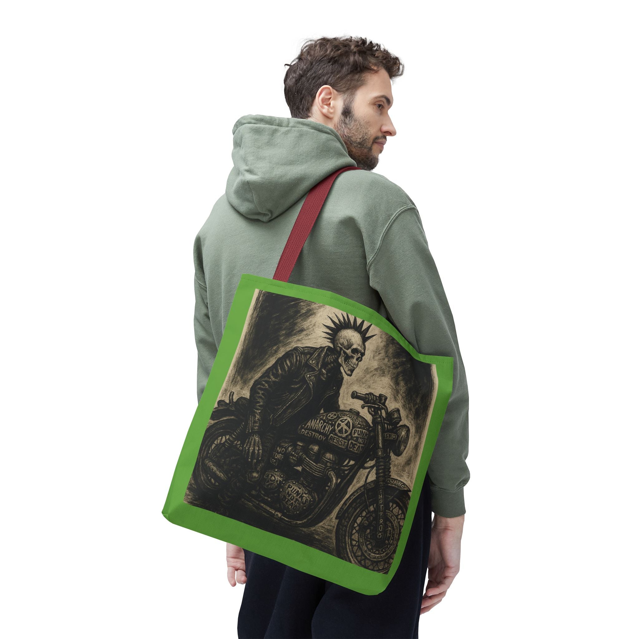 Heavy Metal Punk Rider Tote Bag