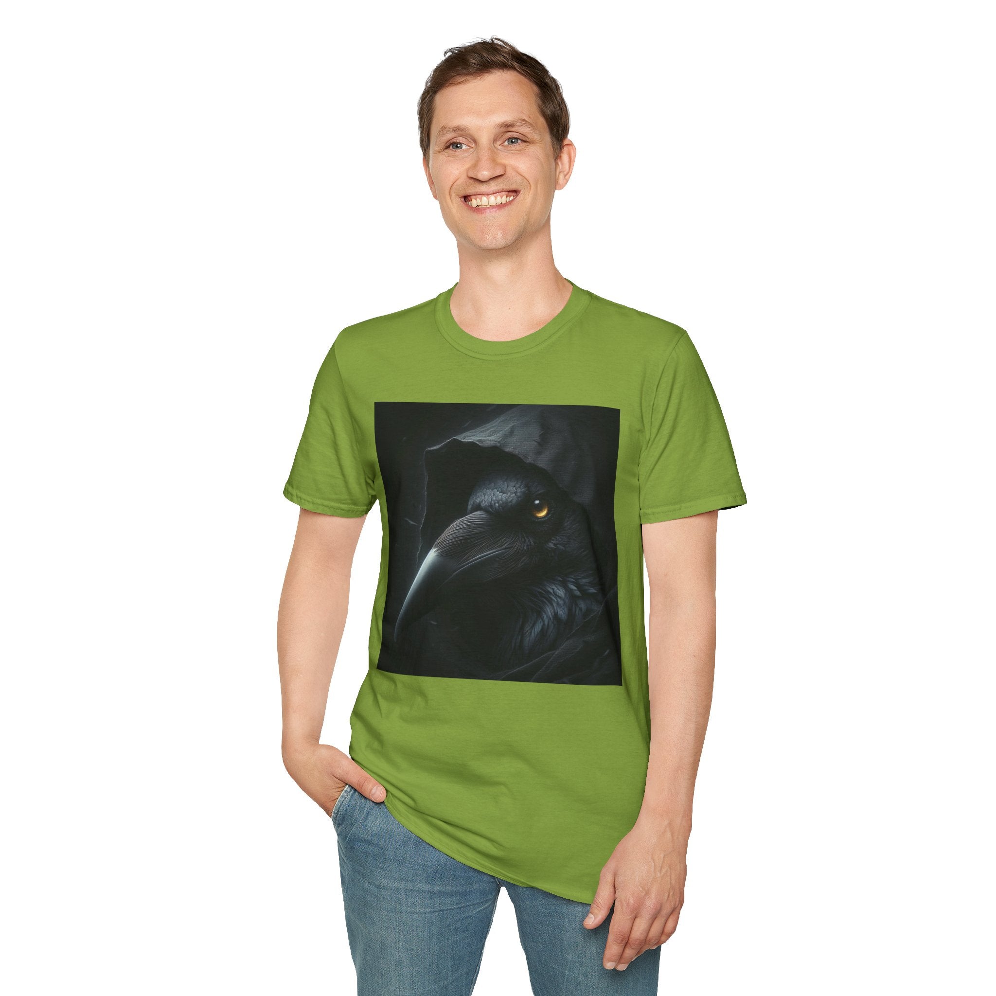 Mystical Crow in Hood T-Shirt