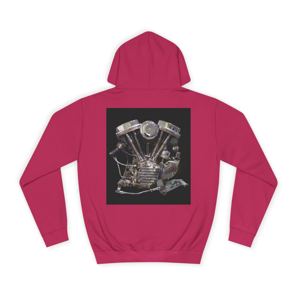 Old Crow Motorcycle & Hotrod College Hoodie