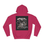 Old Crow Motorcycle & Hotrod College Hoodie