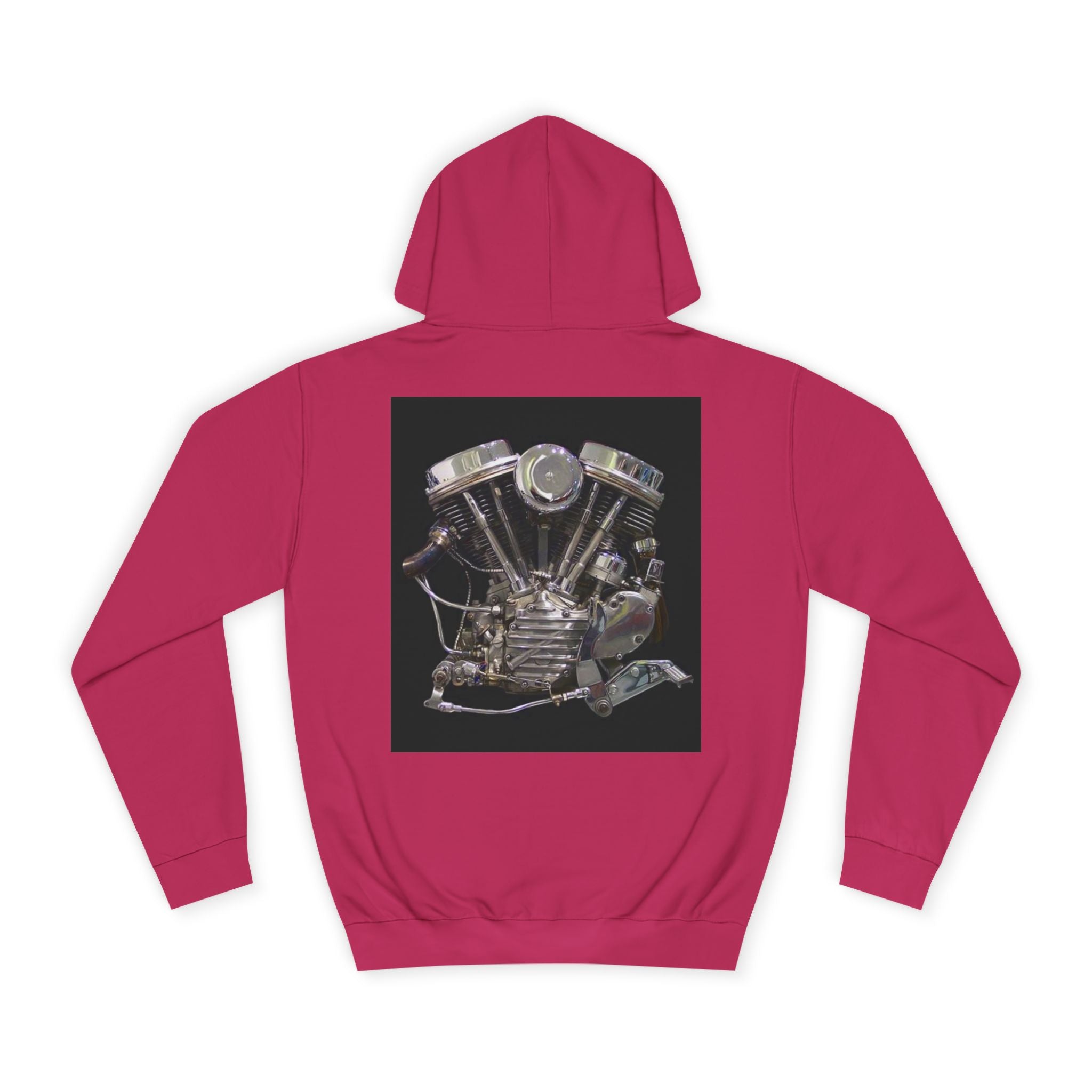 Old Crow Motorcycle & Hotrod College Hoodie
