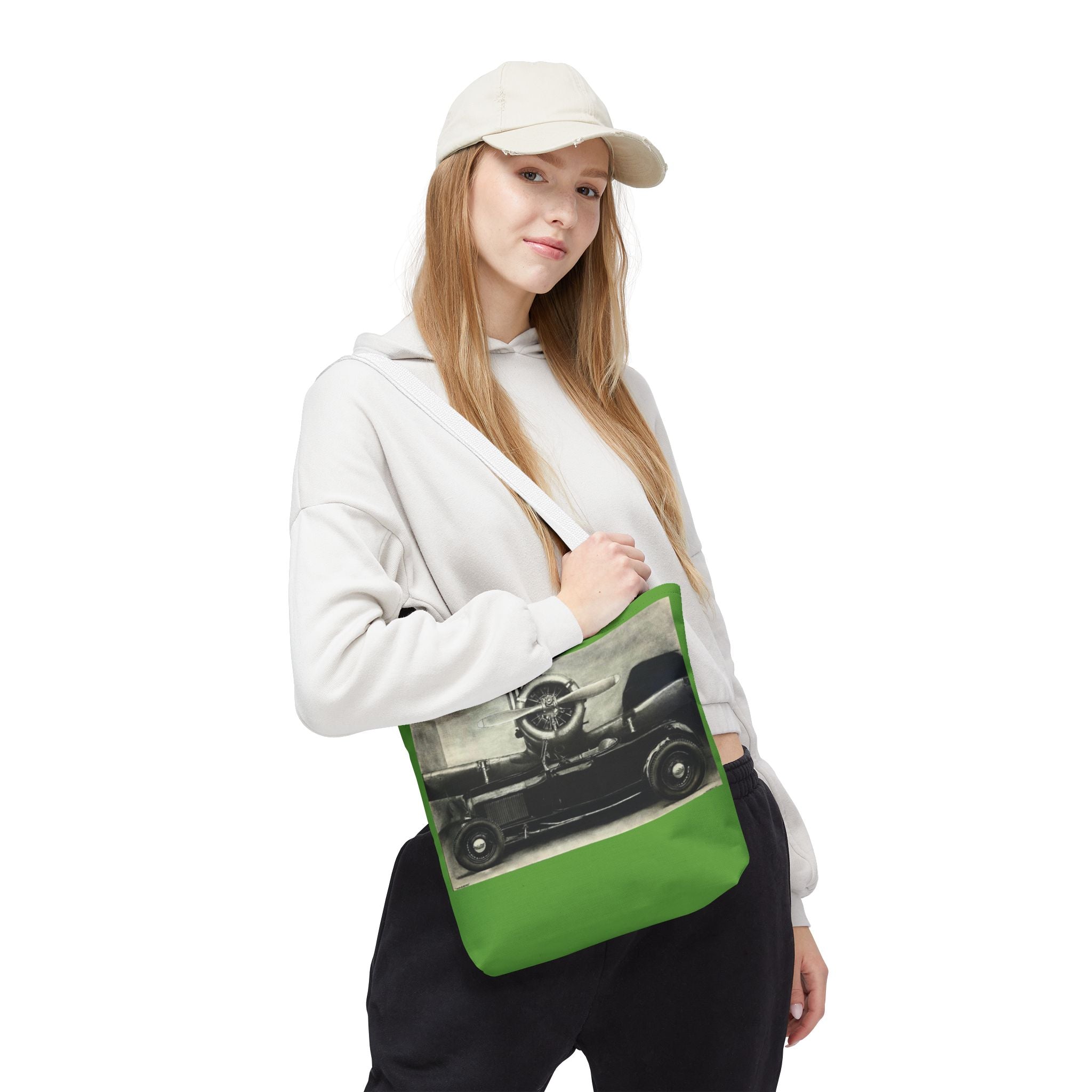 Wings Over Wheels Tote Bag