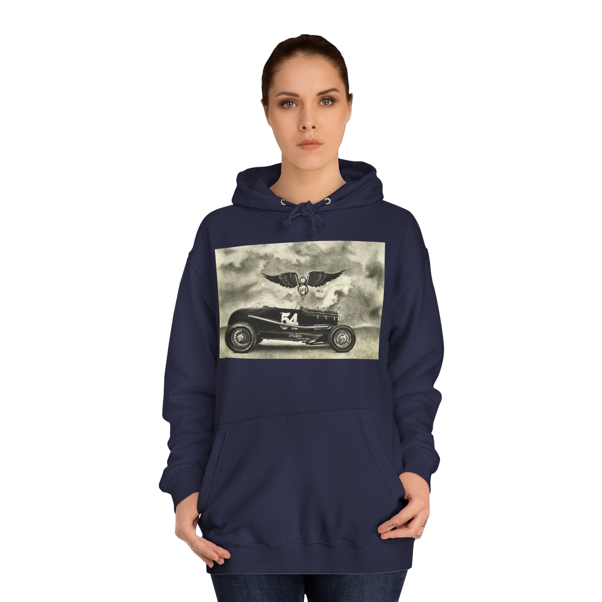 No. 54 Winged Hotrod Hoodie
