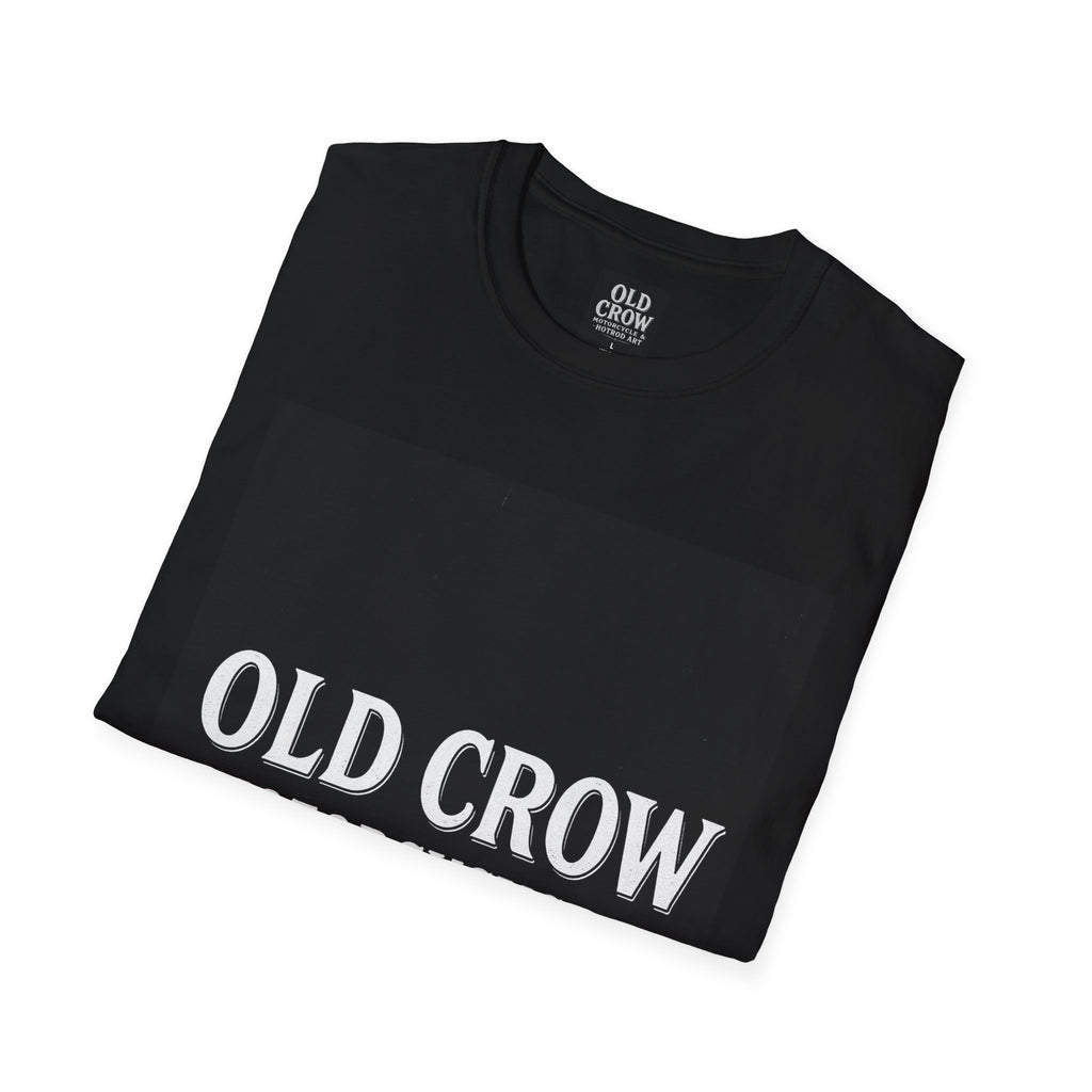 Old Crow Motorcycle & Hotrod Art  T-Shirt