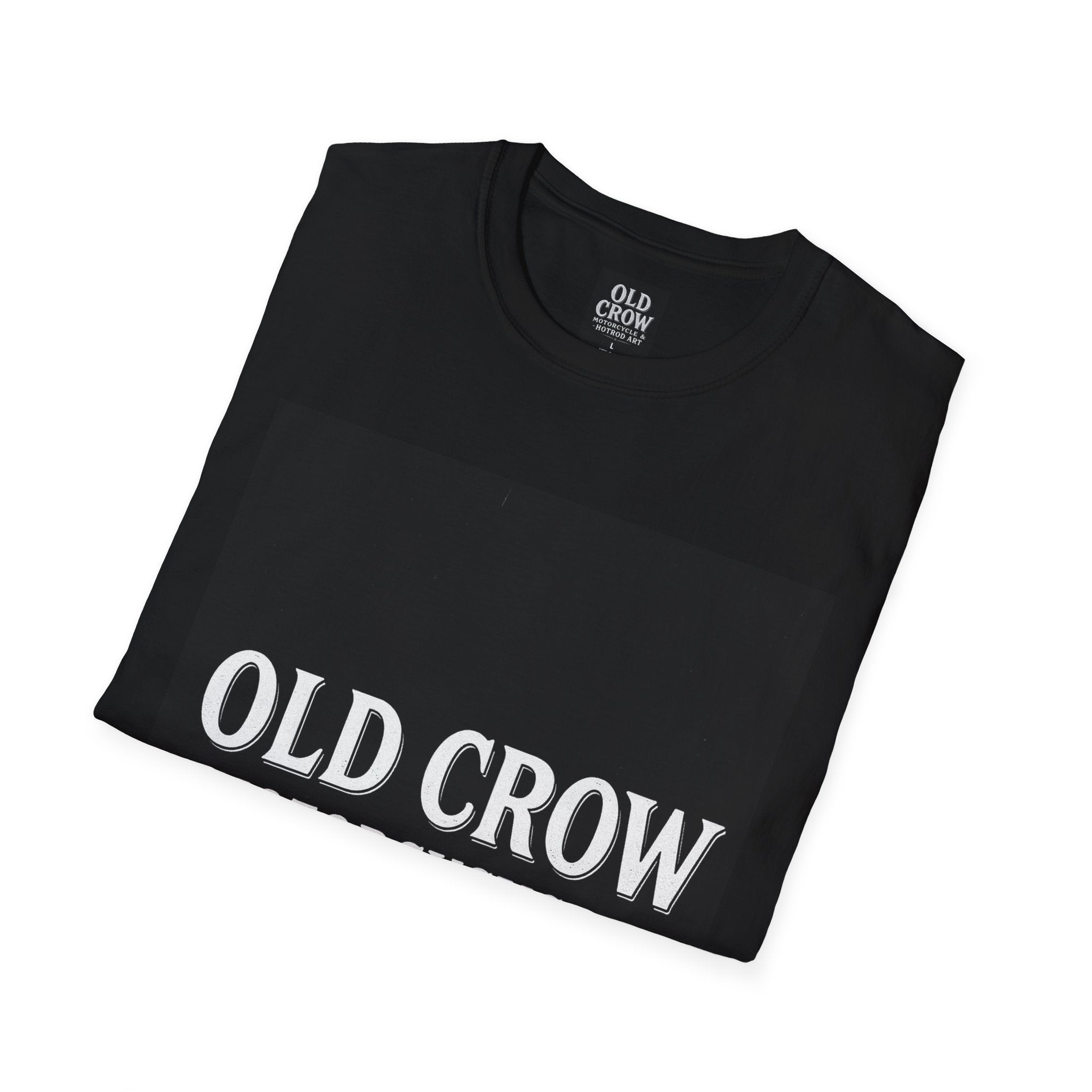 Old Crow Motorcycle & Hotrod Art  T-Shirt