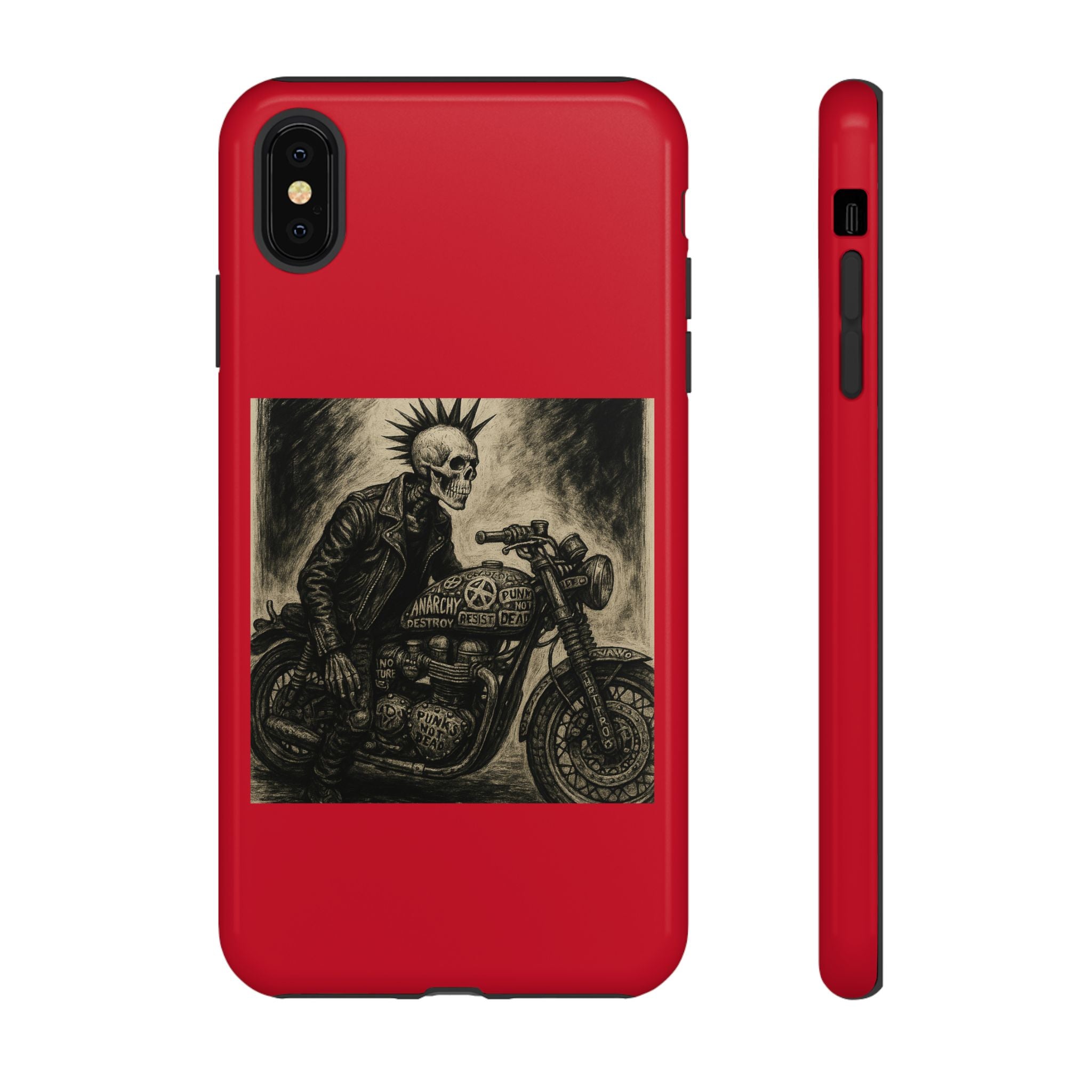Gothic Punk Biker Skeleton Cases